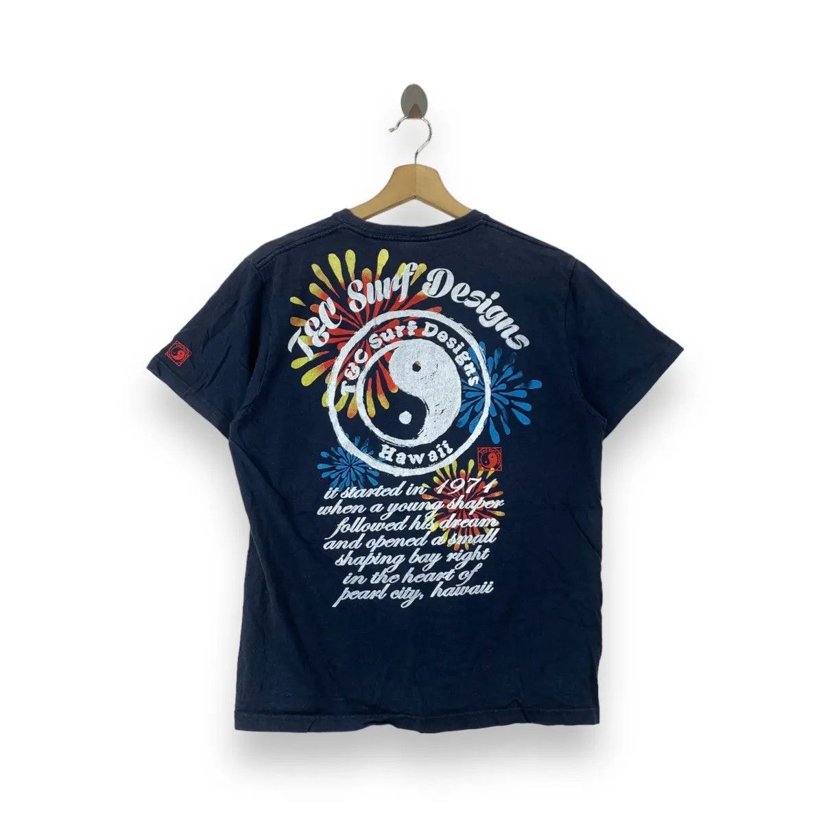 Vintage Vintage T&C SURF DESIGNS Fireworks Hawaii Tee Shirt Top Size US M / EU 48-50 / 2 - 1 Thumbnail