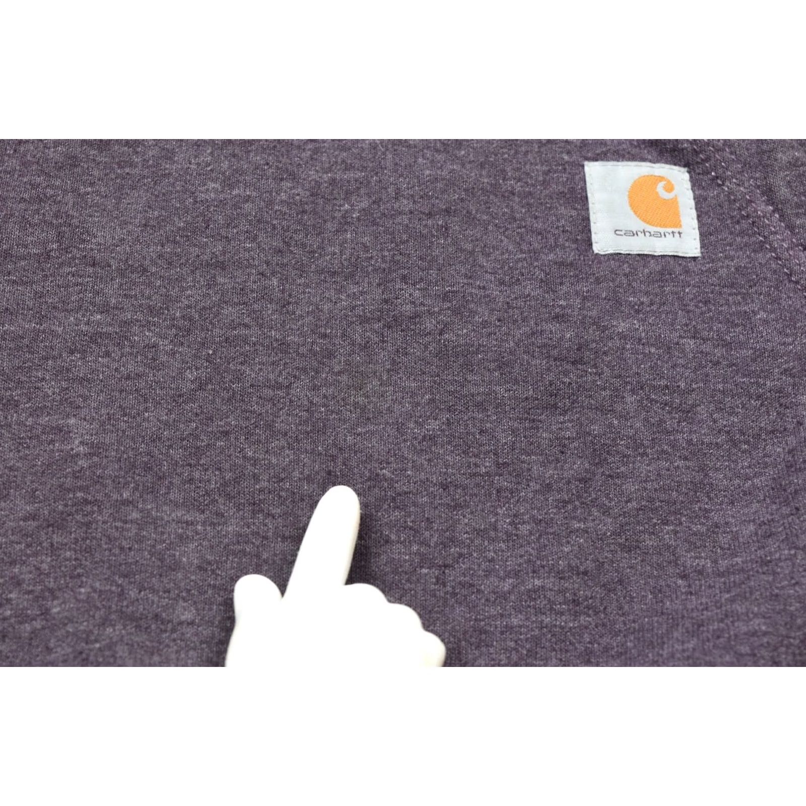 Carhartt Carhartt Hoodie Purple Long Sleeve Fleece Mid-Weight Pullover Womens Plus 2X Adults Womens Hoodie Pullover with Hooded Pockets Logo Size XXL / US 16-18 / IT 52-54 - 7 Thumbnail