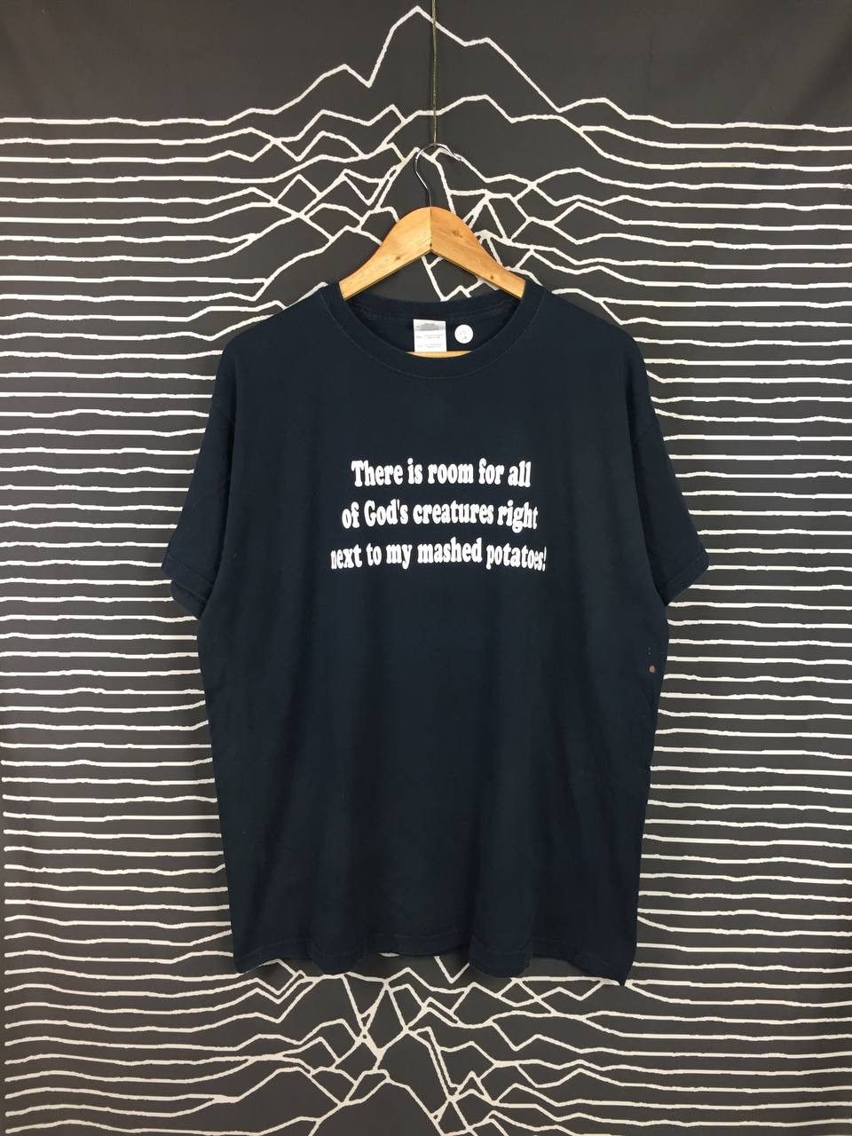 Vintage David's Real Pit BBQ Promo Pork Graphic Statement Tee Size US XL / EU 56 / 4 - 1 Thumbnail