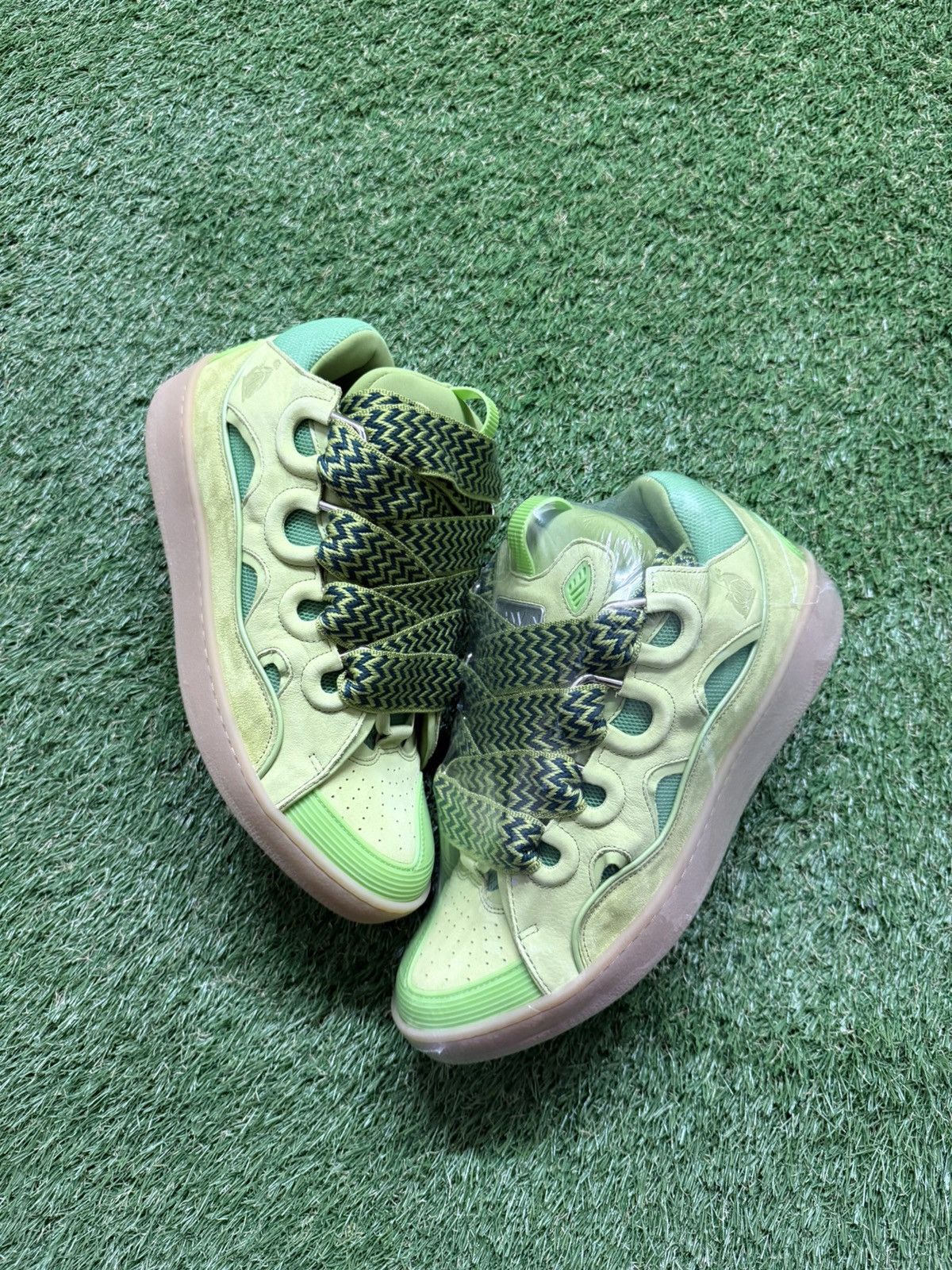 Lanvin Lanvin Curb Sneaker ‘Green’ Size US 12 / EU 45 - 1 Thumbnail