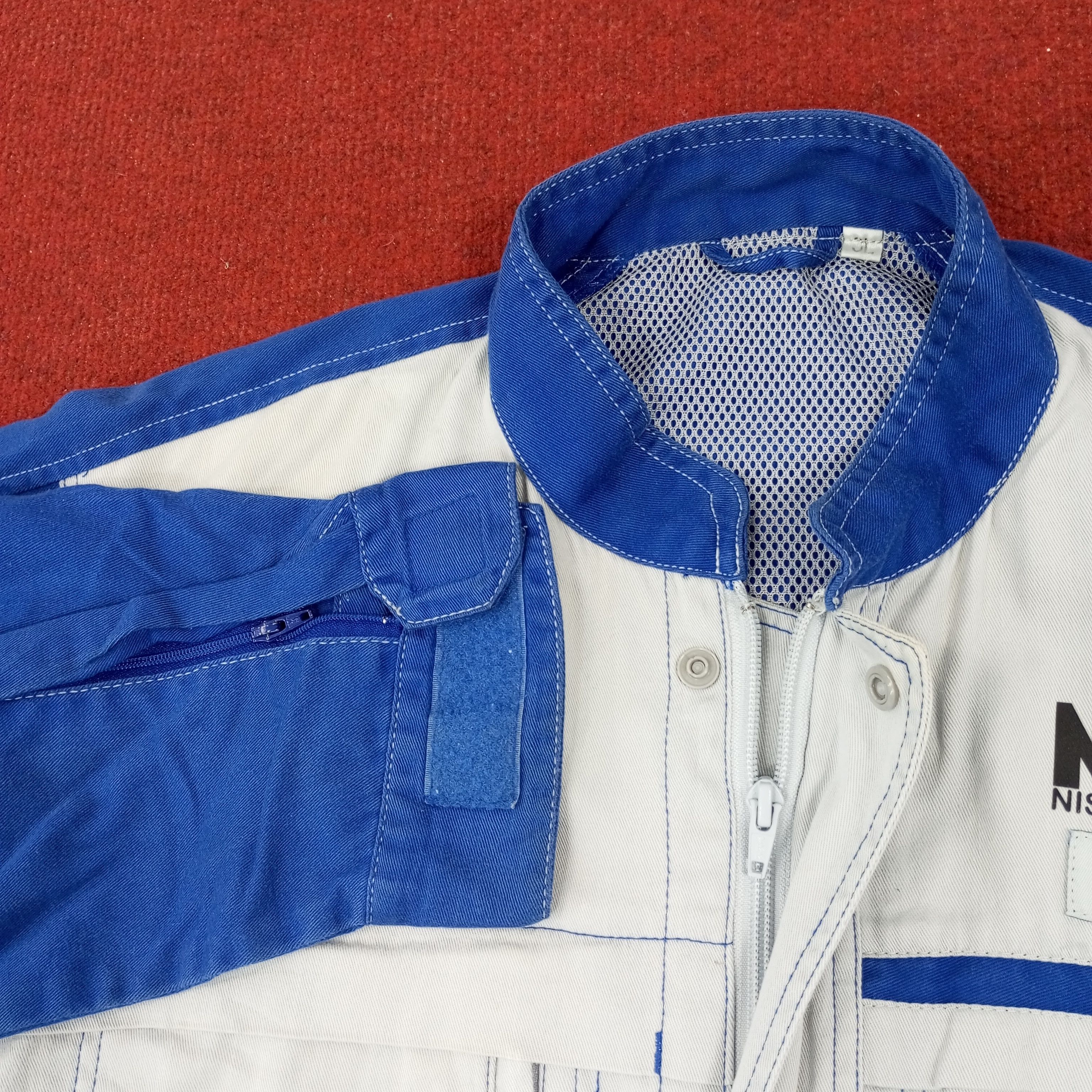 Japanese Brand × Vintage Nismo Nissan Racing Team Workwear Custom Art Coverall Jacket Size US M / EU 48-50 / 2 - 9 Thumbnail