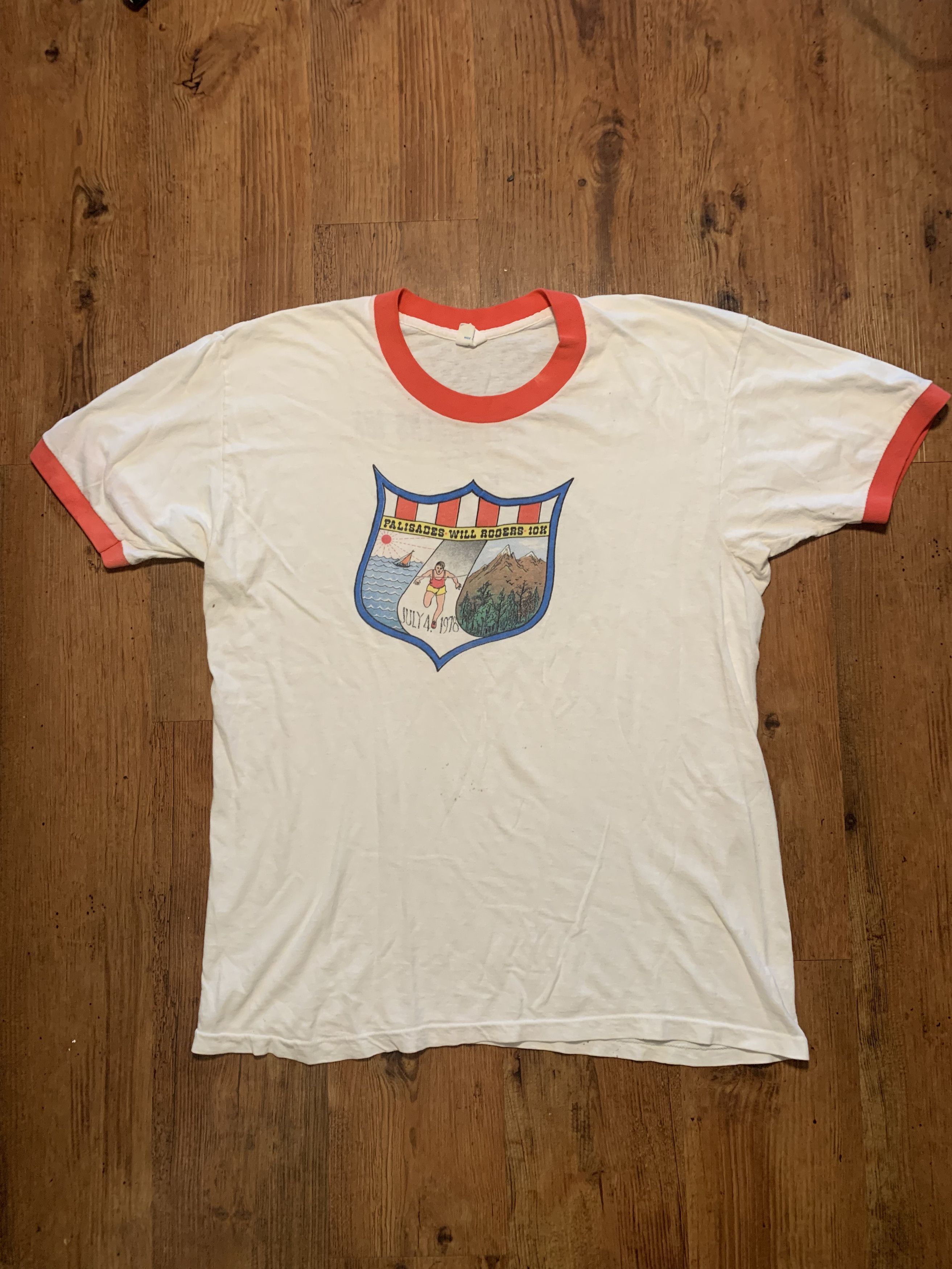 Vintage *Super Rare* 1978 Palisades Will Rogers 10K Size US M / EU 48-50 / 2 - 1 Thumbnail
