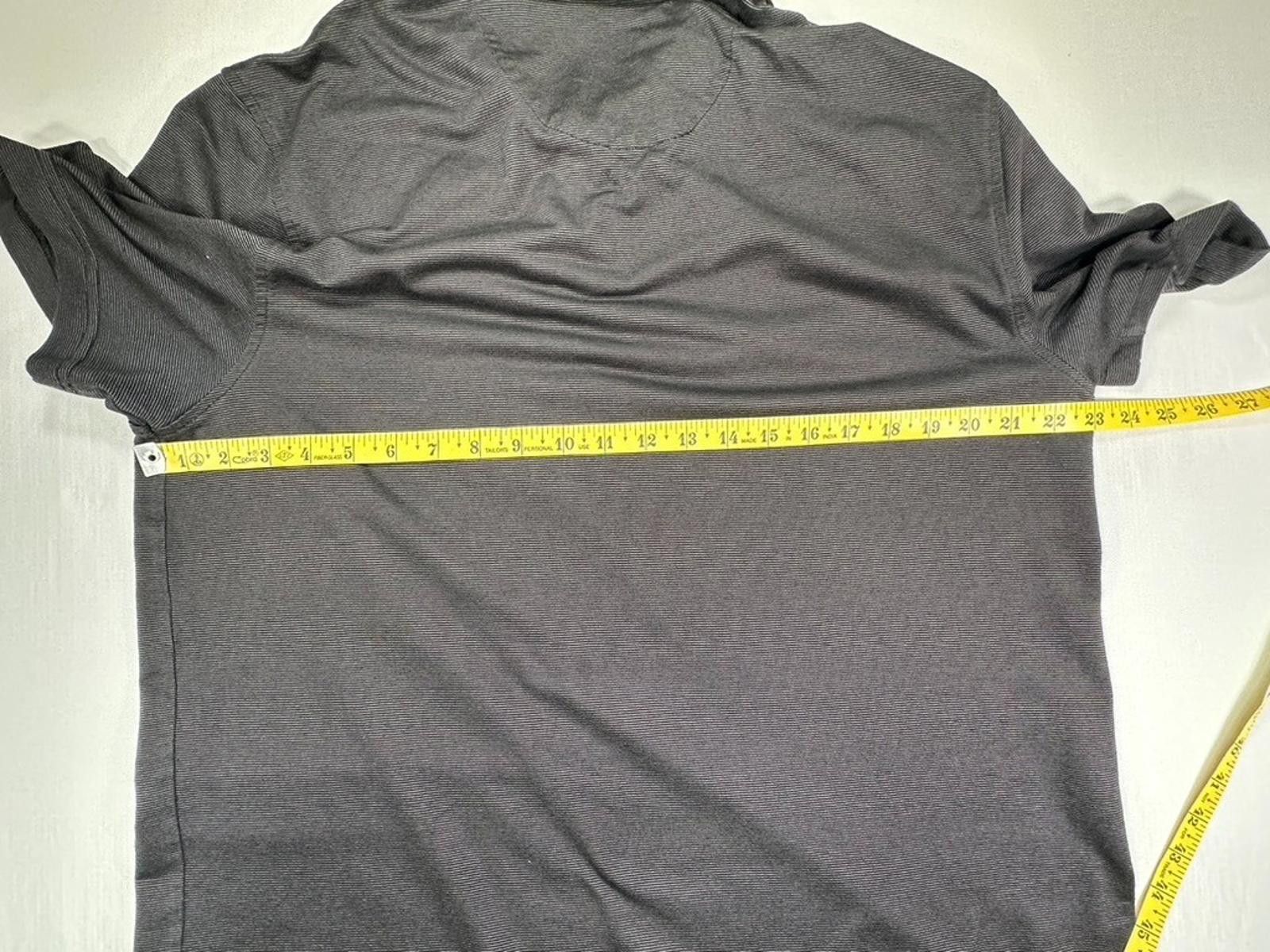 Van Heusen Van Heusen Flex Classic 1/4 Button Polo Shirt Black Men's XL Size US XL / EU 56 / 4 - 6 Thumbnail