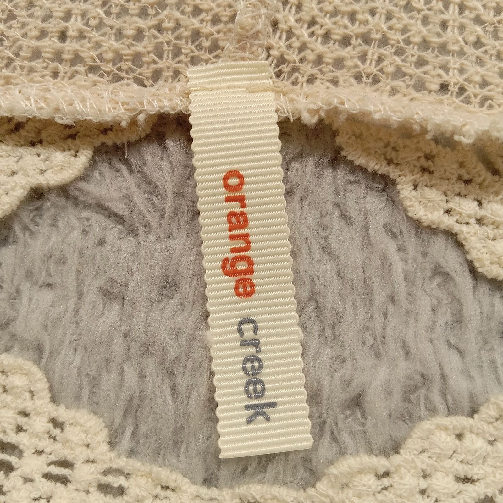 & Other Stories Orange Creek Hooded Sweater S Women's Crochet Cardigan Beige Size S / US 4 / IT 40 - 6 Thumbnail
