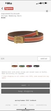 Supreme Ten Commandments Brown Leather Belt L/XL  Brown leather belt, Brown  leather, Supreme accessories