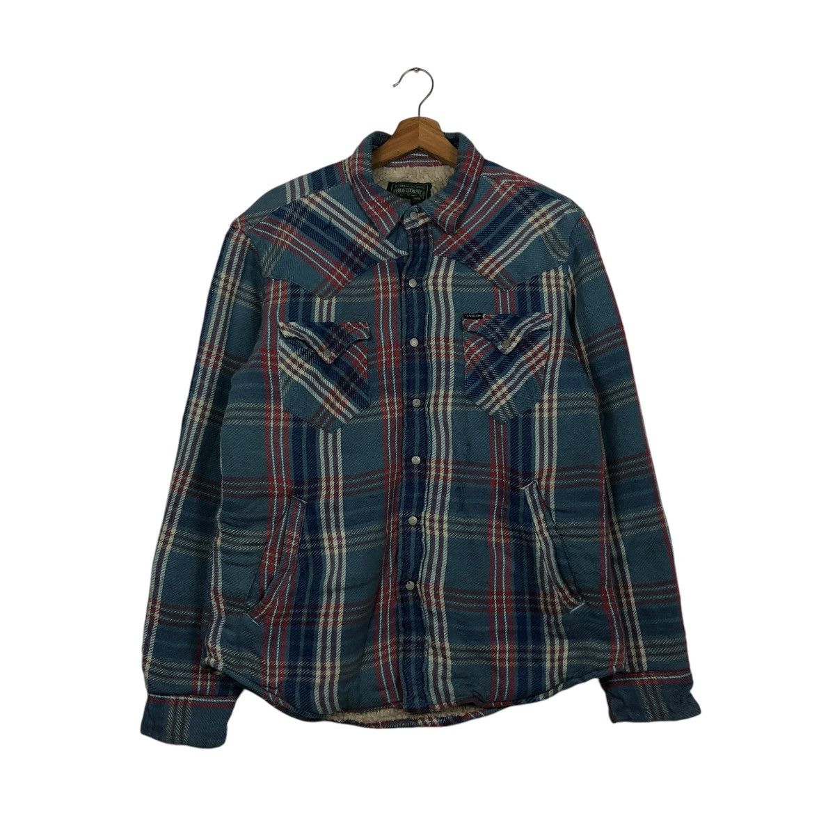 Ralph Lauren 🔥VINTAGE FLANNEL WORK JACKET POLO COUNTRY RALPH LAUREN Size US M / EU 48-50 / 2 - 3 Thumbnail