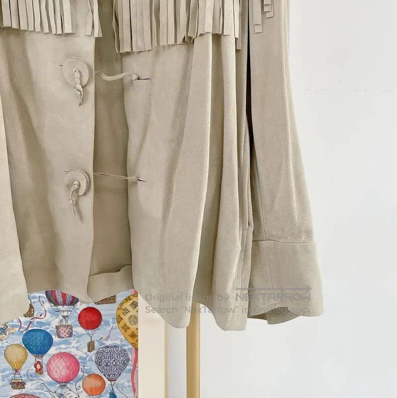 Maison Margiela Maison Margiela Beige Leather Jacket for Women . Size S / US 4 / IT 40 - 3 Thumbnail
