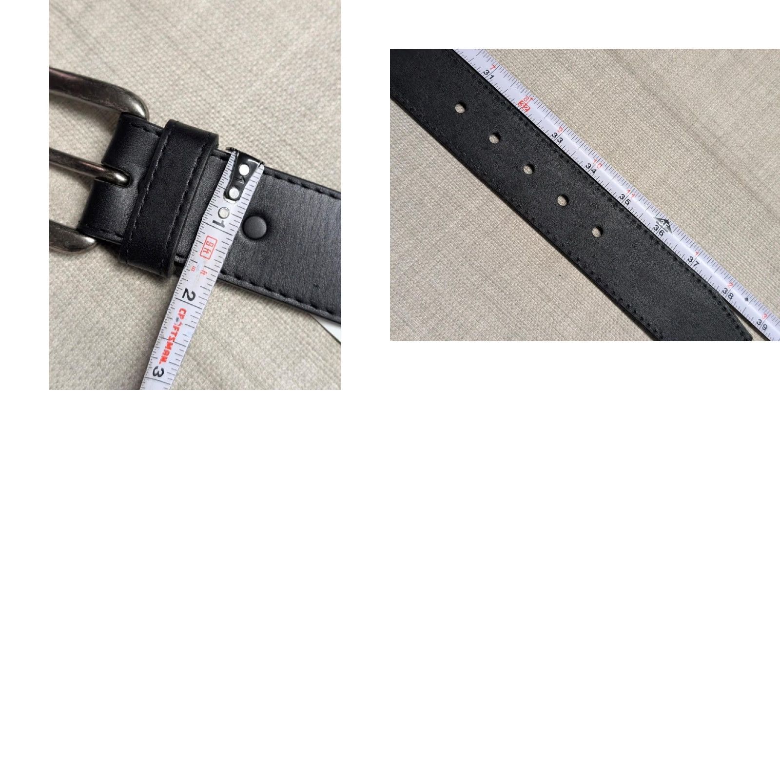 Vintage VINTAGE Justin belt 34 black leather WESTERN belt Mens western belt with buckle snaps USA Made 1-5/8" wide solid leather belt 33/34 Size 34 - 8 Thumbnail