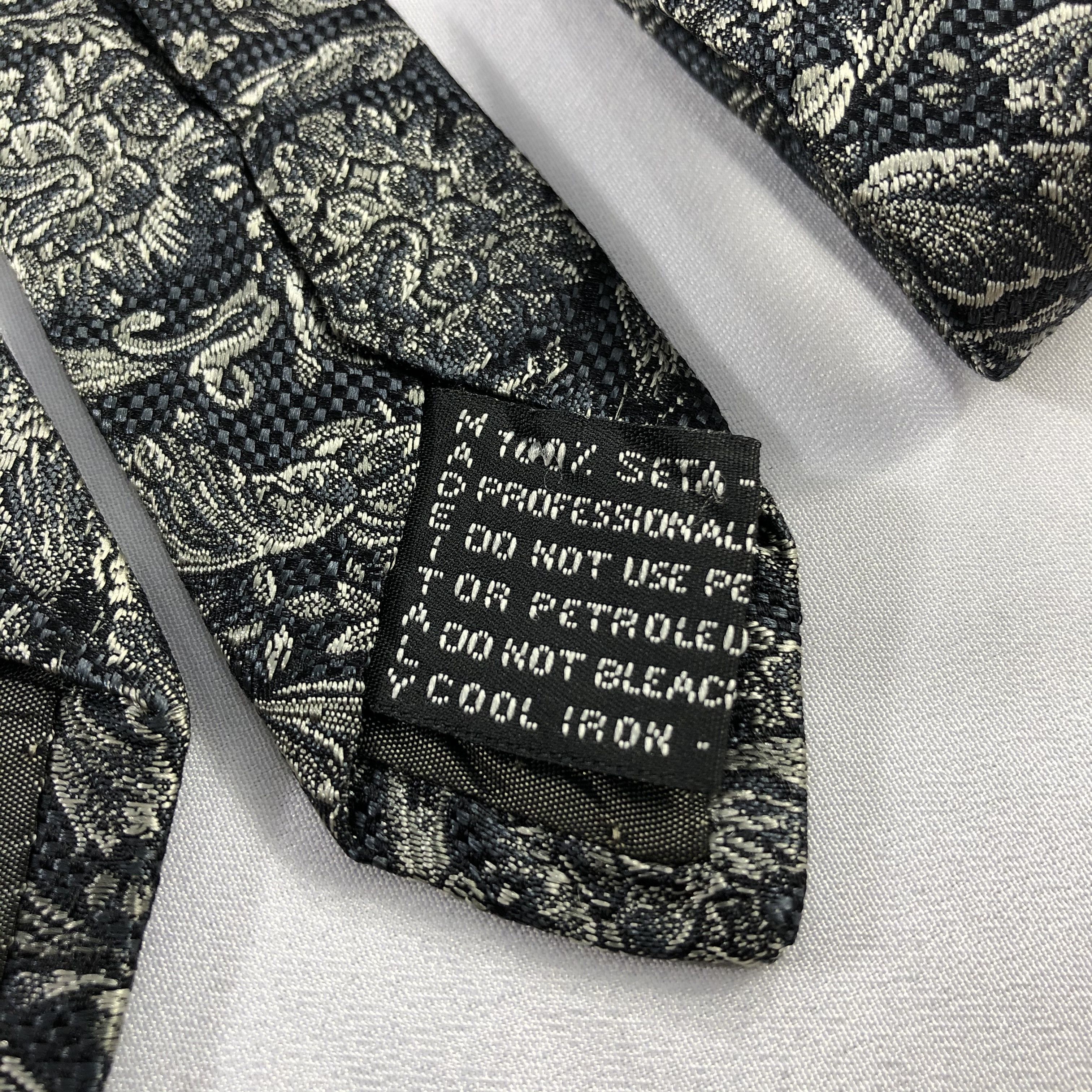 Versace × Vintage Gianni Versace Baroque Silk Neck Ties T64 Size ONE SIZE - 5 Thumbnail