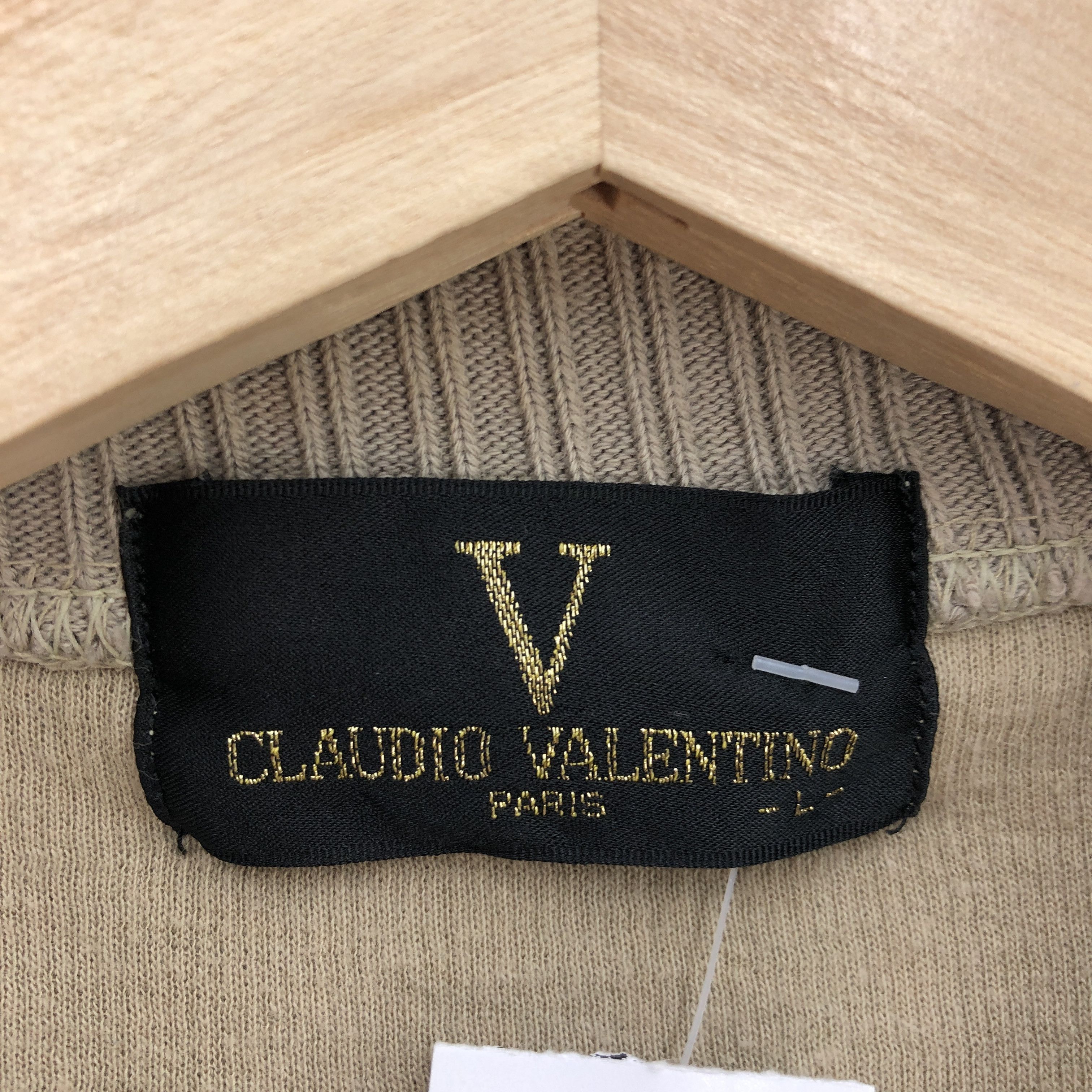 Valentino Vintage Cloudio Valentino Sweatshirt Sweater Jumper Size US L / EU 52-54 / 3 - 3 Thumbnail
