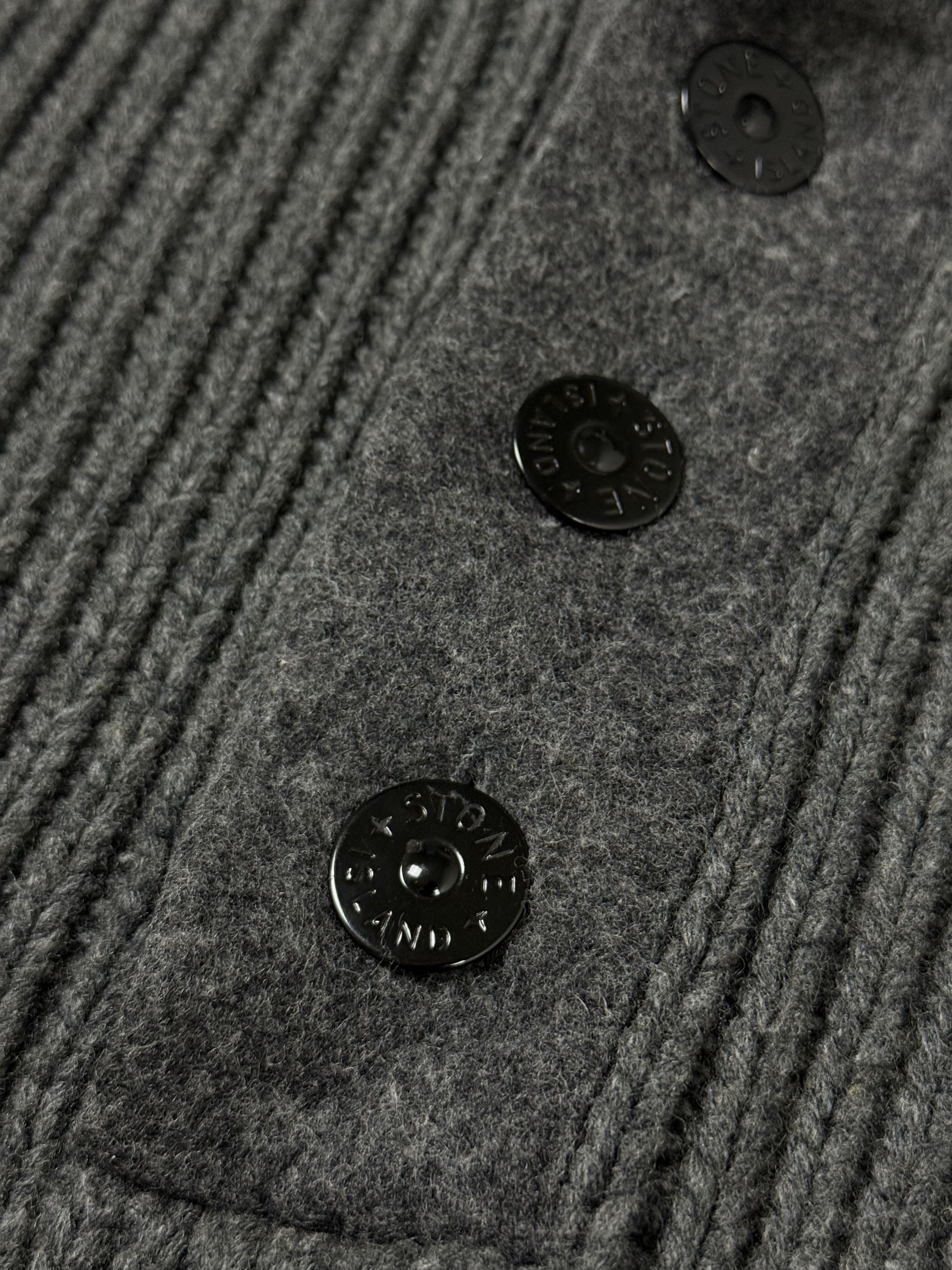 Stone Island Vintage Stone Island 2007 AW Wool Sweater Gray Size L Size US L / EU 52-54 / 3 - 6 Thumbnail