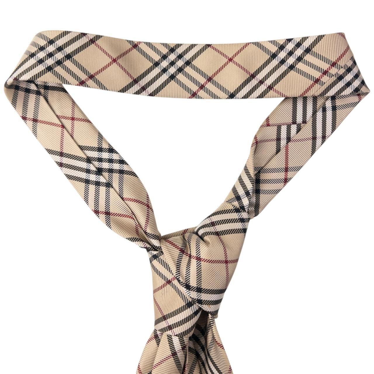 Burberry Vintage Burberry Nova Check Silk Tie Size ONE SIZE - 4 Thumbnail