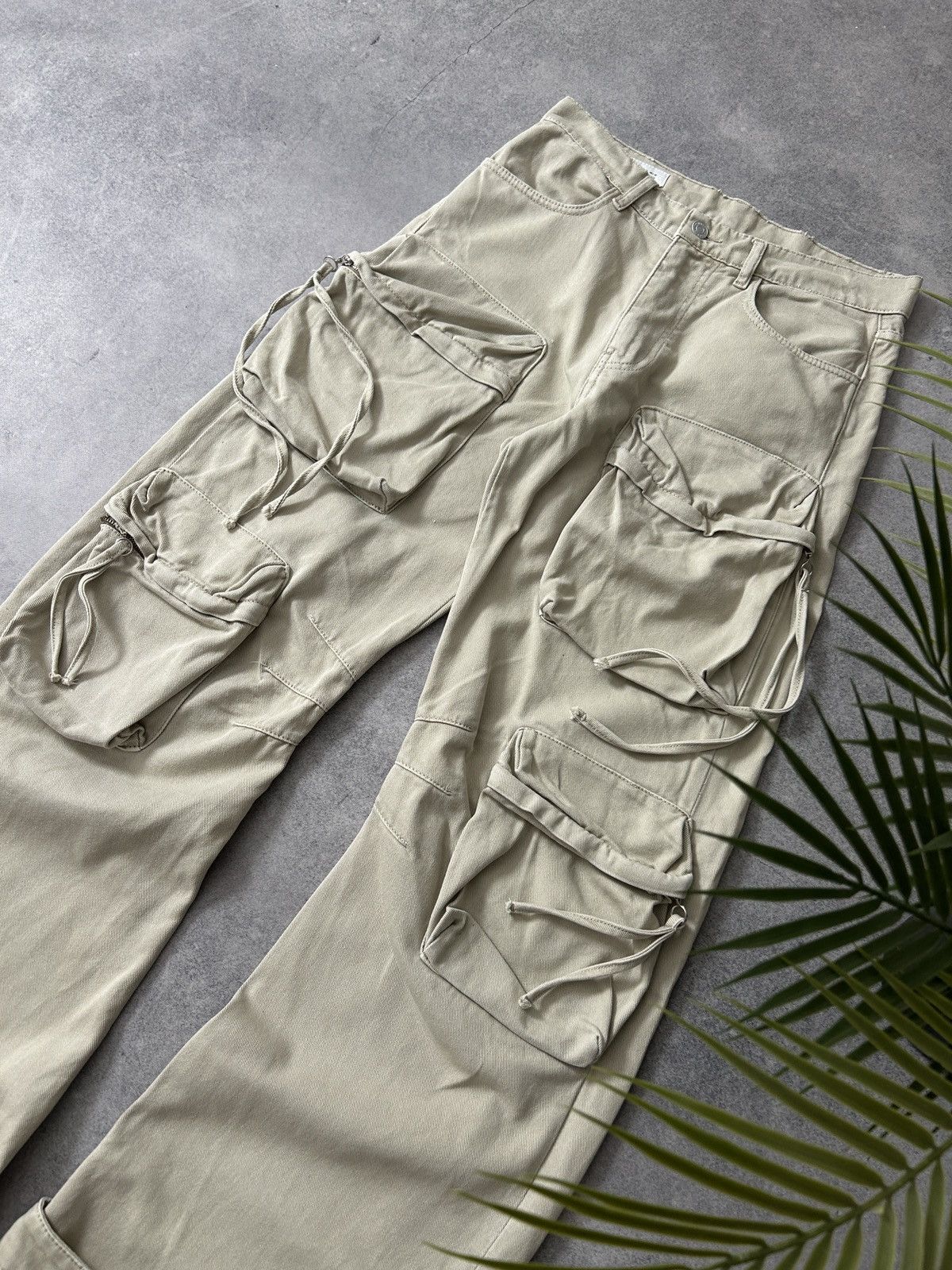 Zara Zara Bondage Multi-pocket cargo pants y2k Size US 34 / EU 50 - 4 Thumbnail