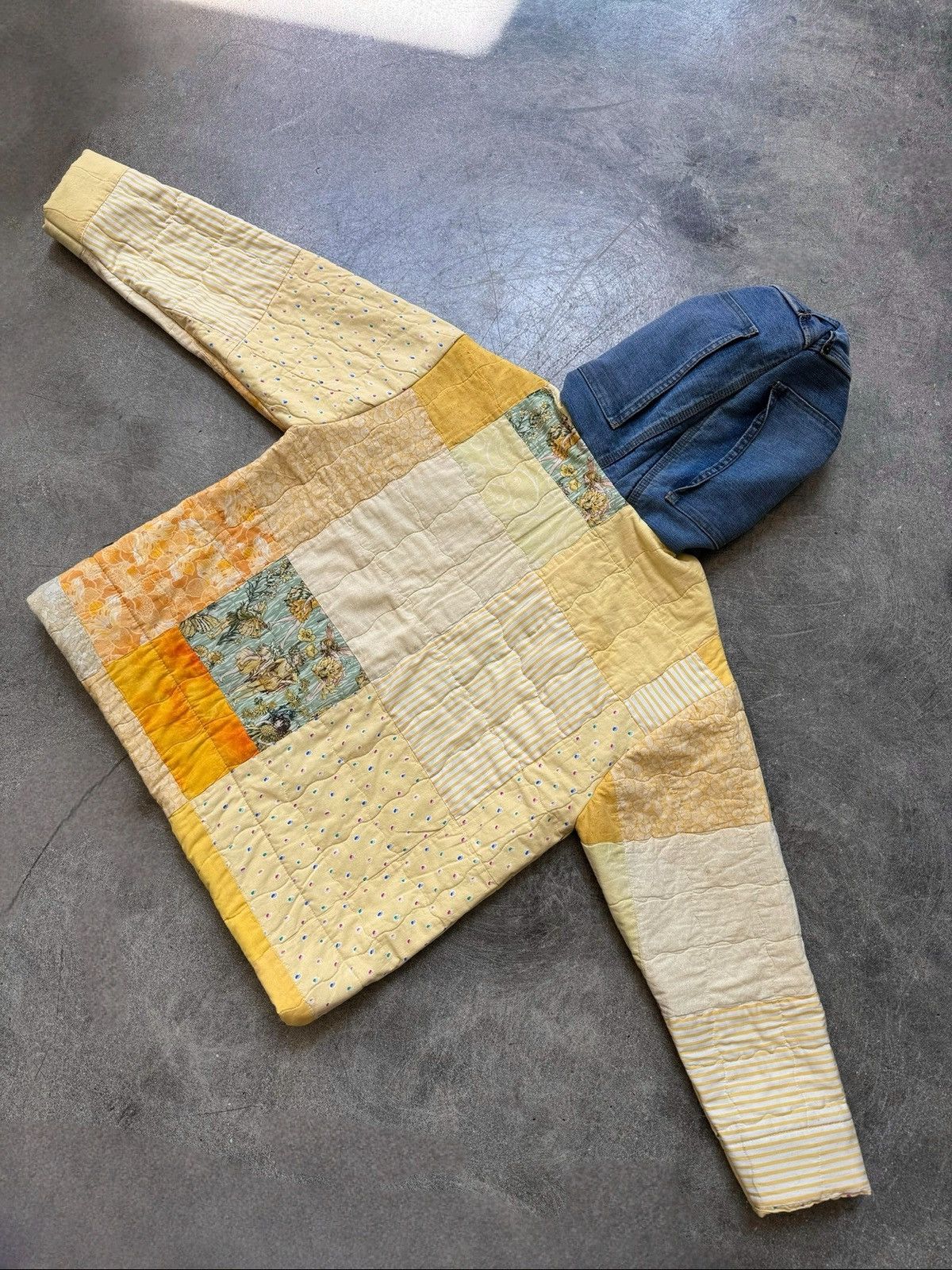 Handmade Fairy Quilted Hoodie Size M / US 6-8 / IT 42-44 - 3 Thumbnail