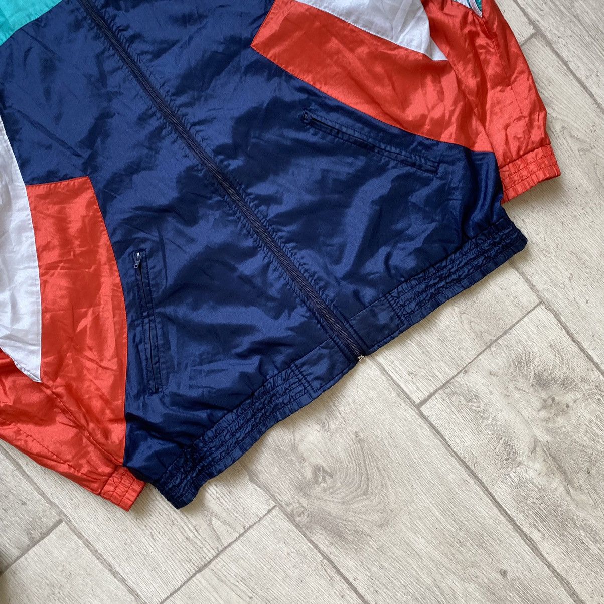 Adidas Vintage 90s Adidas Nylon track jacket Suit distressed Size US M / EU 48-50 / 2 - 3 Thumbnail