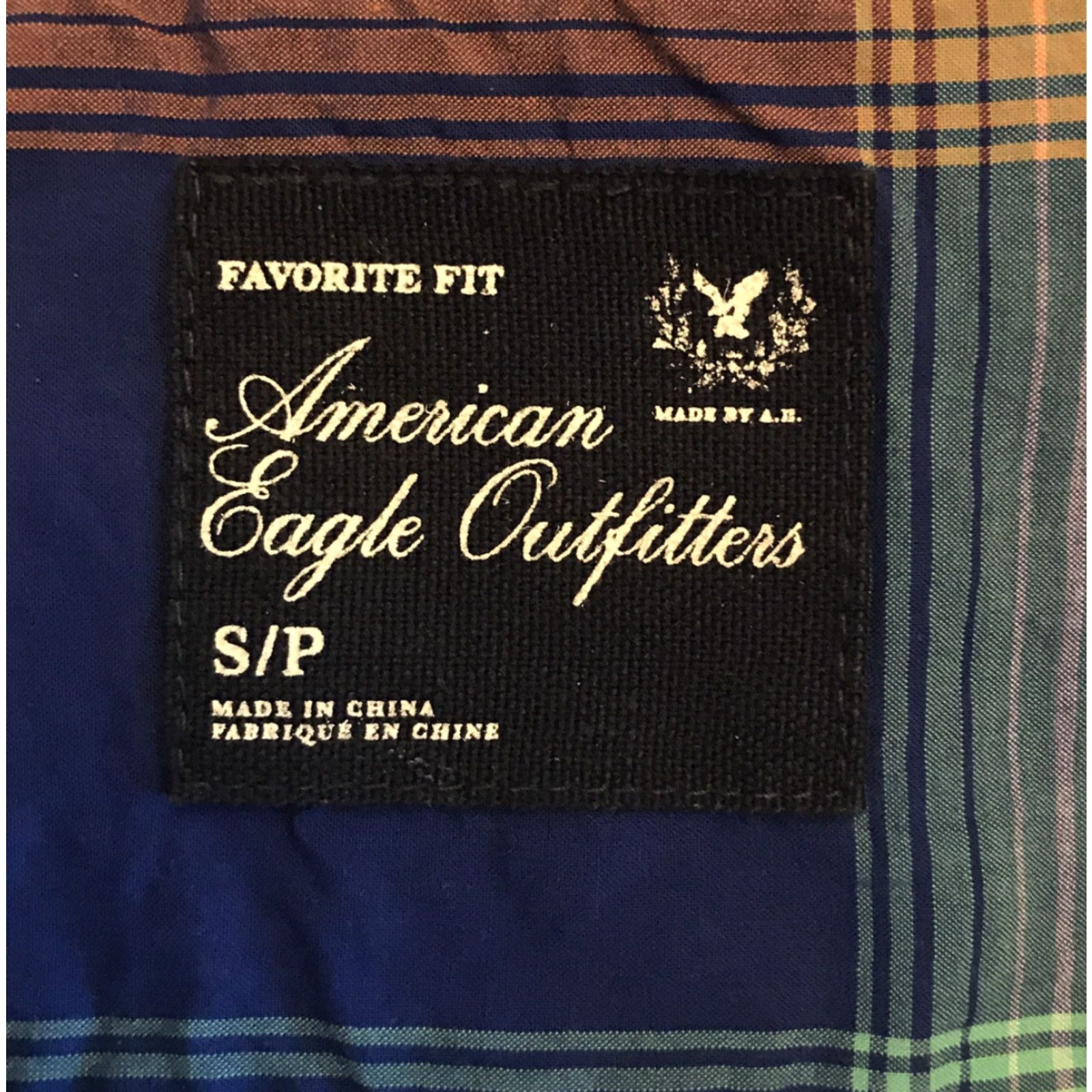 American Eagle Outfitters AMERICAN EAGLE Women’s Size S Favorite Fit Plaid Button-Up L/S Shirt top Multicolor Casual Long Sleeve D3AGe Shirt not needed Size S / US 4 / IT 40 - 3 Thumbnail