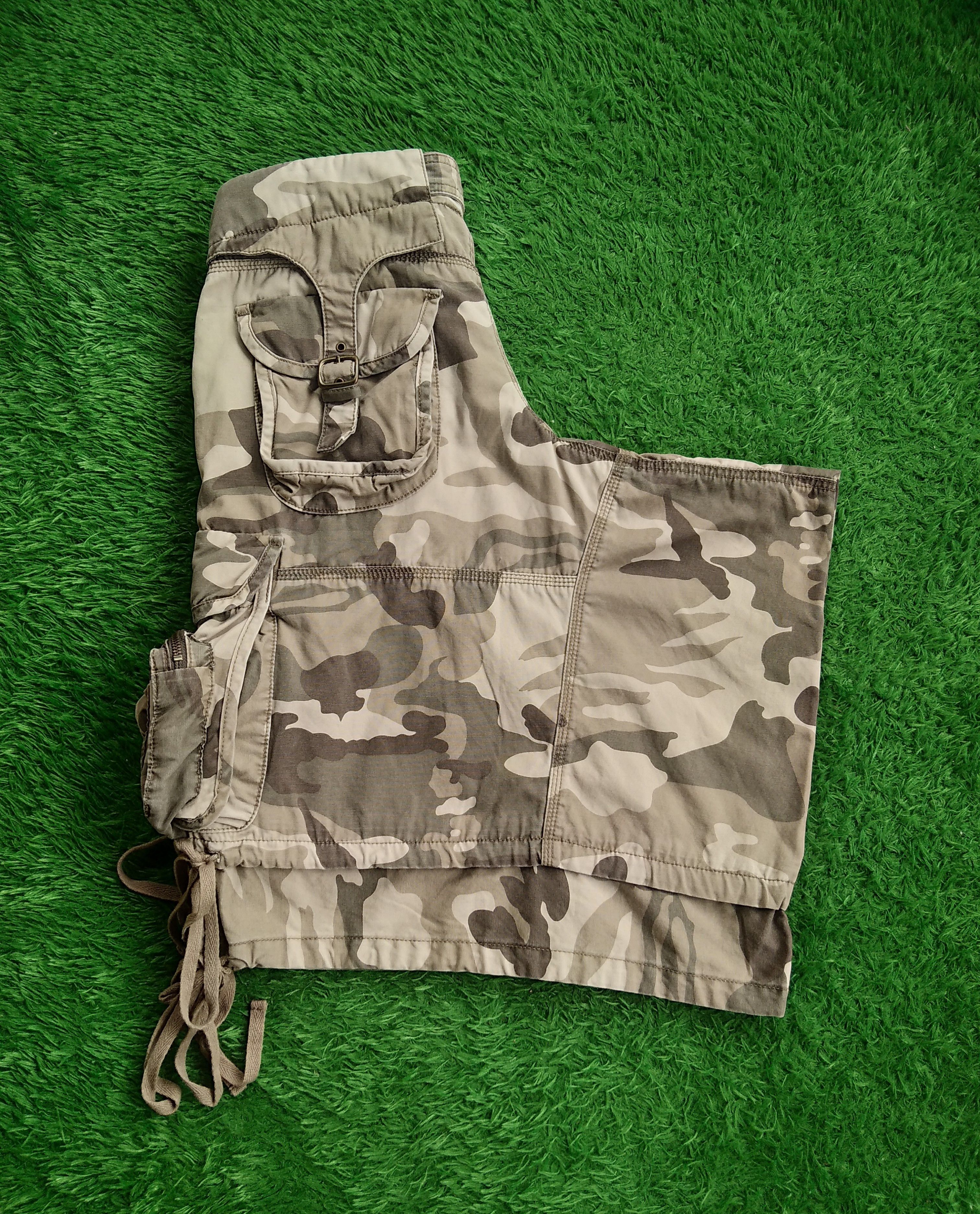 If Six Was Nine × KMRii × Le Grande Bleu (L.G.B.) As Know As Japan Camo Super Wide Leg Bondage Pants Size US 32 / EU 48 - 9 Thumbnail