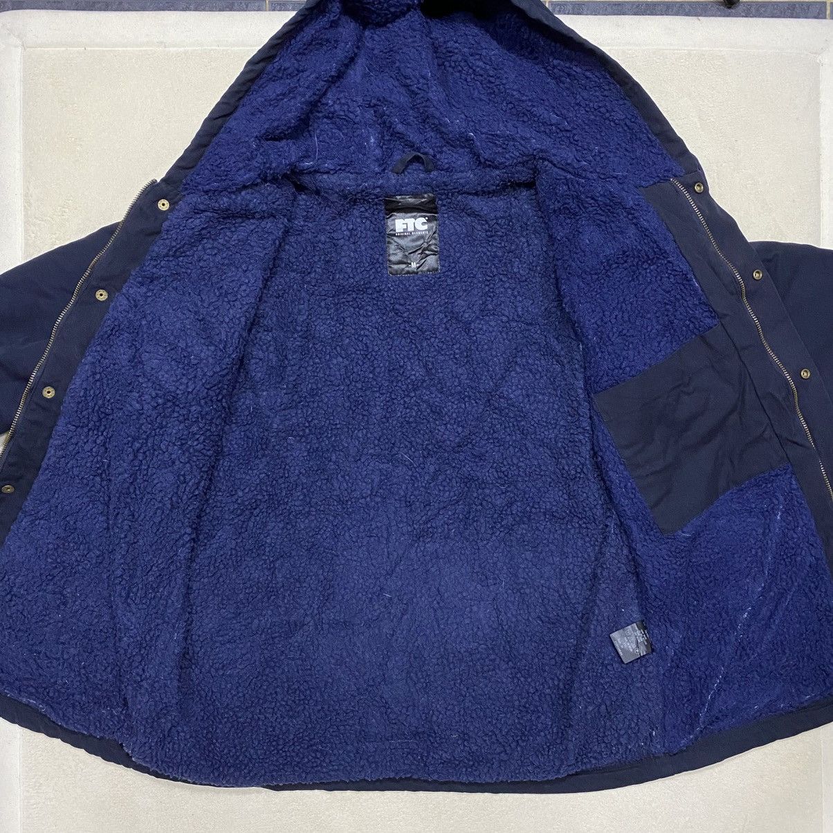 FTC × Japanese Brand FTC Small Embroidered Logo Sherpa Lined Jacket Size US M / EU 48-50 / 2 - 11 Thumbnail