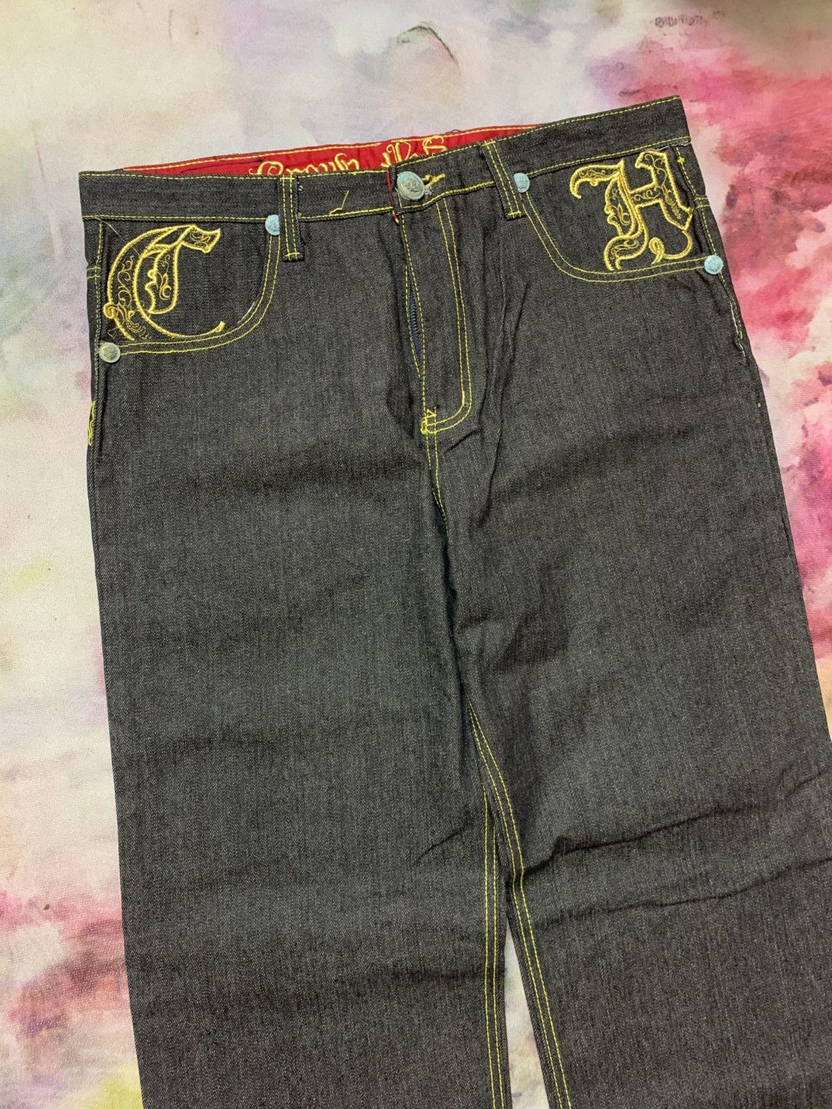 Tornado Mart Japanese Brand Crown Holder Tribal Letter Straight Loose Size US 35 - 7 Thumbnail