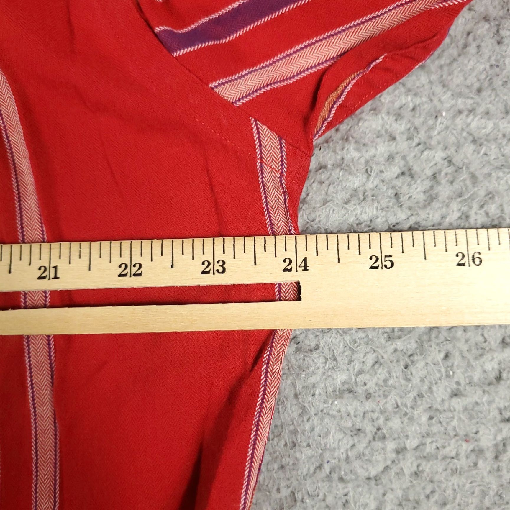 Tommy Hilfiger TOMMY HILFIGER Shirt Men M Red Striped Button-Up Long Sleeve Casual Elegant Classic Shirt Mens Medium Red Striped Button-Down Cotton Size US M / EU 48-50 / 2 - 6 Thumbnail