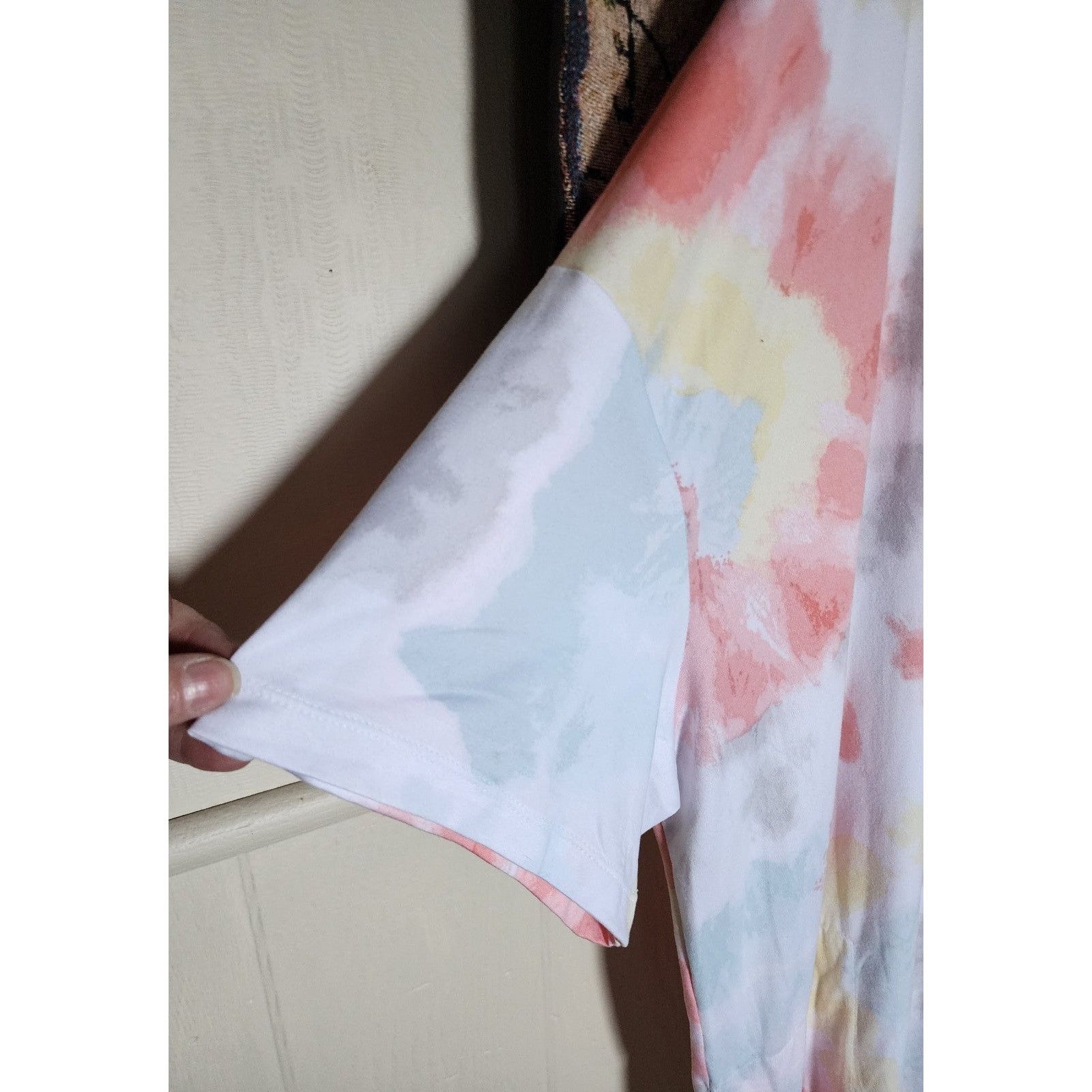 Other Secret Dreams Tie Dyed Night Shirt Be A Nice Human Size ONE SIZE - 4 Thumbnail