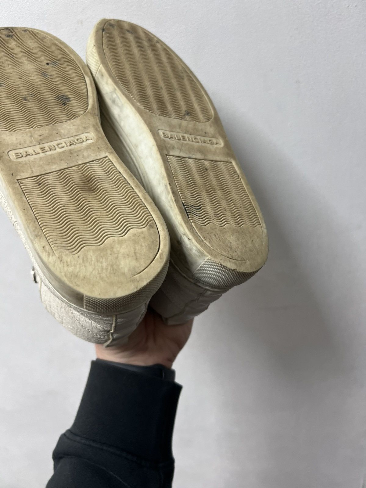 Balenciaga Balenciaga Arena High White Leather Shoes Size 39 Size US 6 / EU 39 - 15 Thumbnail