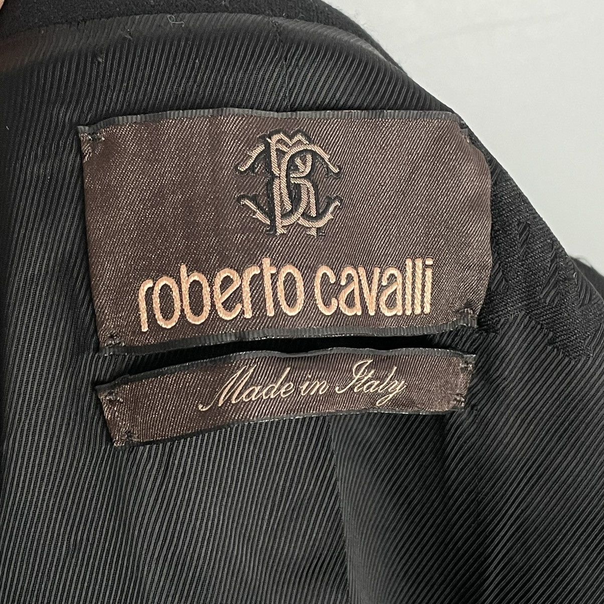Roberto Cavalli Roberto Cavalli Black Gold Studded Wool Trench Coats SZ42 Size M / US 6-8 / IT 42-44 - 9 Thumbnail