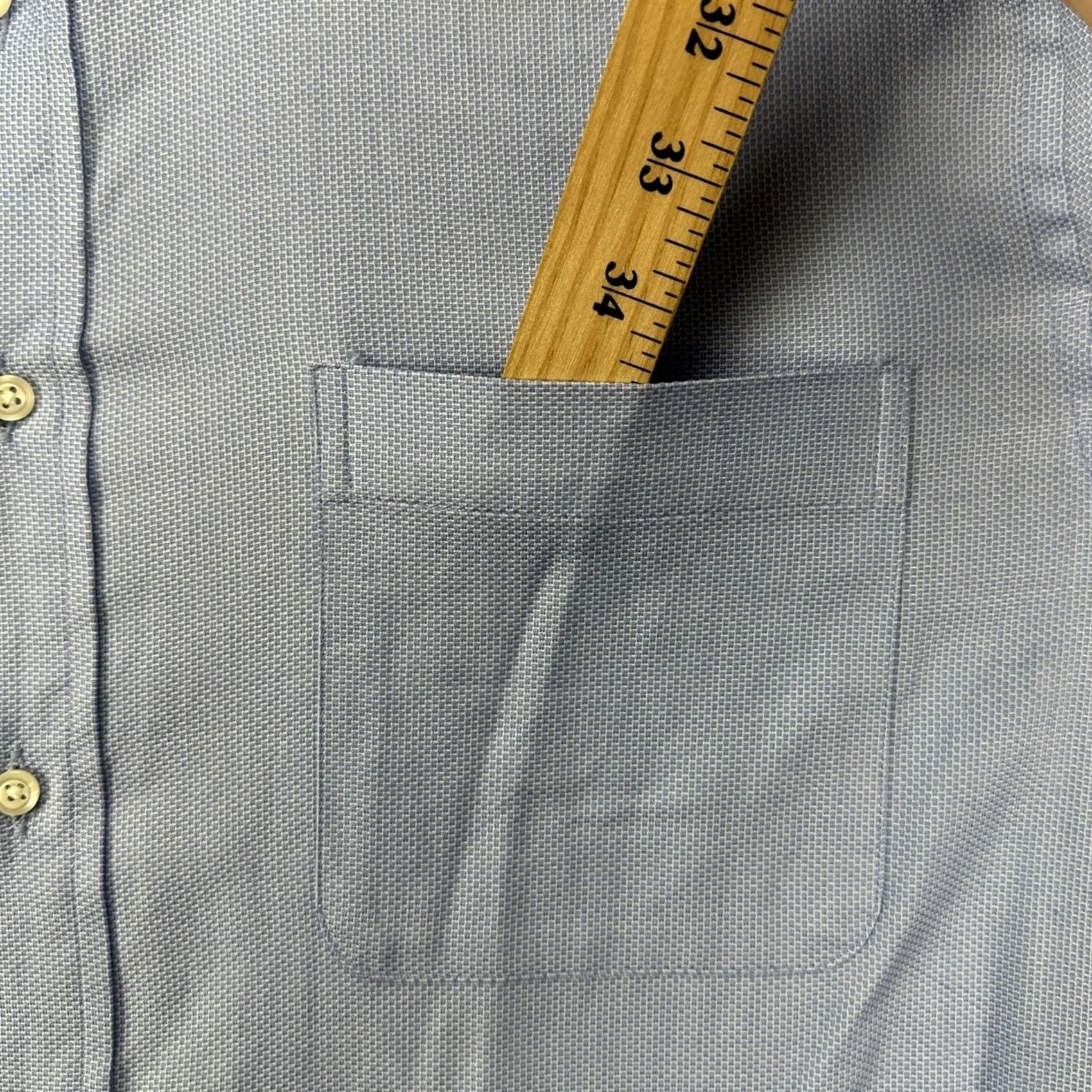 Jos. A. Bank Jos. A. Bank Traveler Shirt Dress Men 17.5-34 Blue Travel Tech Button Up Stretch Shirt Dress Mens Chest 48 Length 33 Preppy Vintage: No Size 48R - 6 Thumbnail