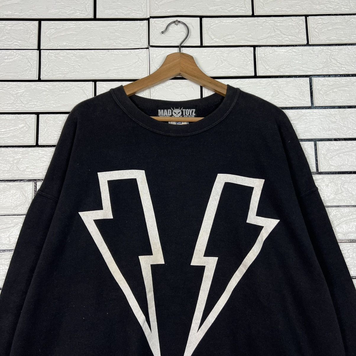 Lee Vintage MAD TOYZ Rock N Roll Big Logo Sweatshirt #4001-C182 Size US XL / EU 56 / 4 - 2 Thumbnail