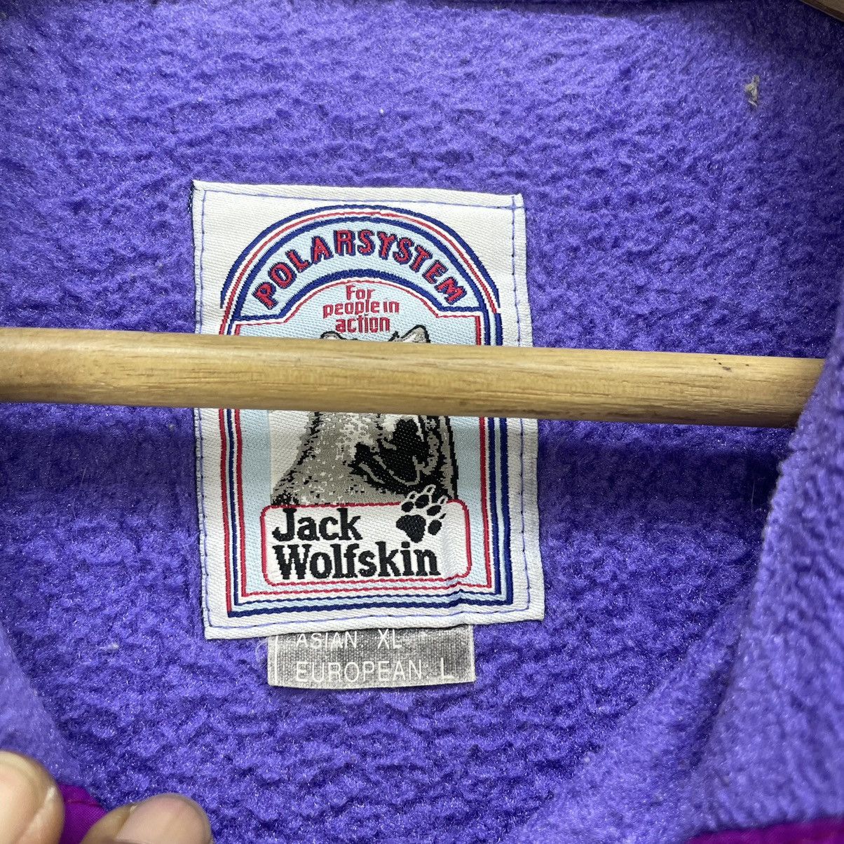 Jack Wolfskin × Vintage Vintage Jackwoflskin Fleece Pullover 🧥 Size US M / EU 48-50 / 2 - 5 Thumbnail