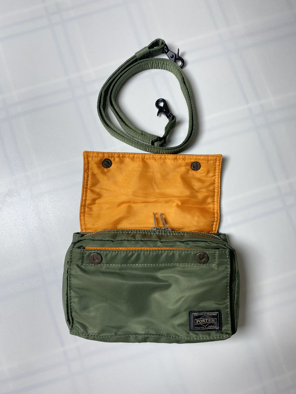Porter PORTER TANKER SHOULDER BAG SAGE GREEN Size ONE SIZE - 6 Thumbnail