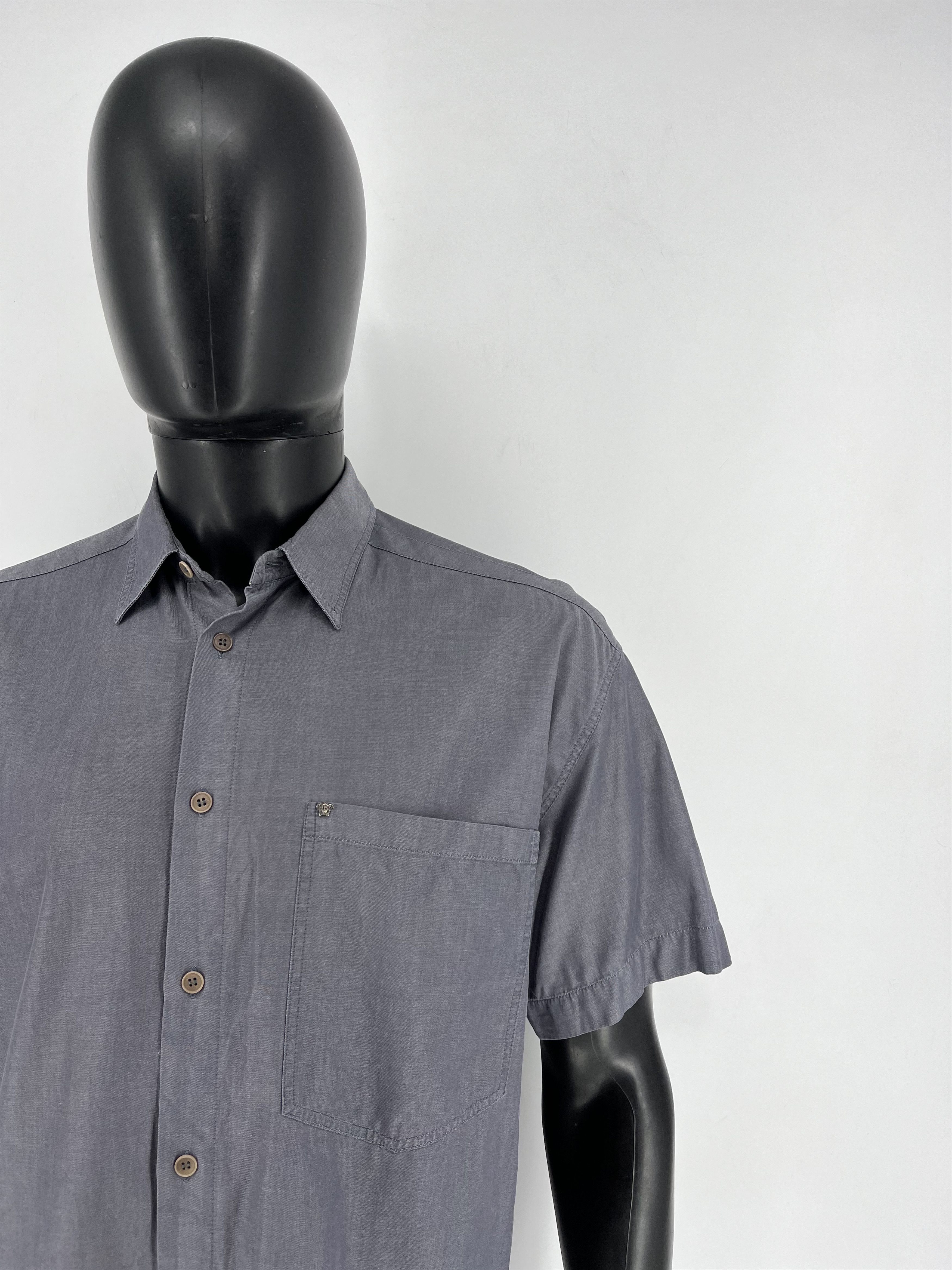Versace Vintage Versace Classic Structure Silk Shirt 90s Size US S / EU 44-46 / 1 - 7 Thumbnail