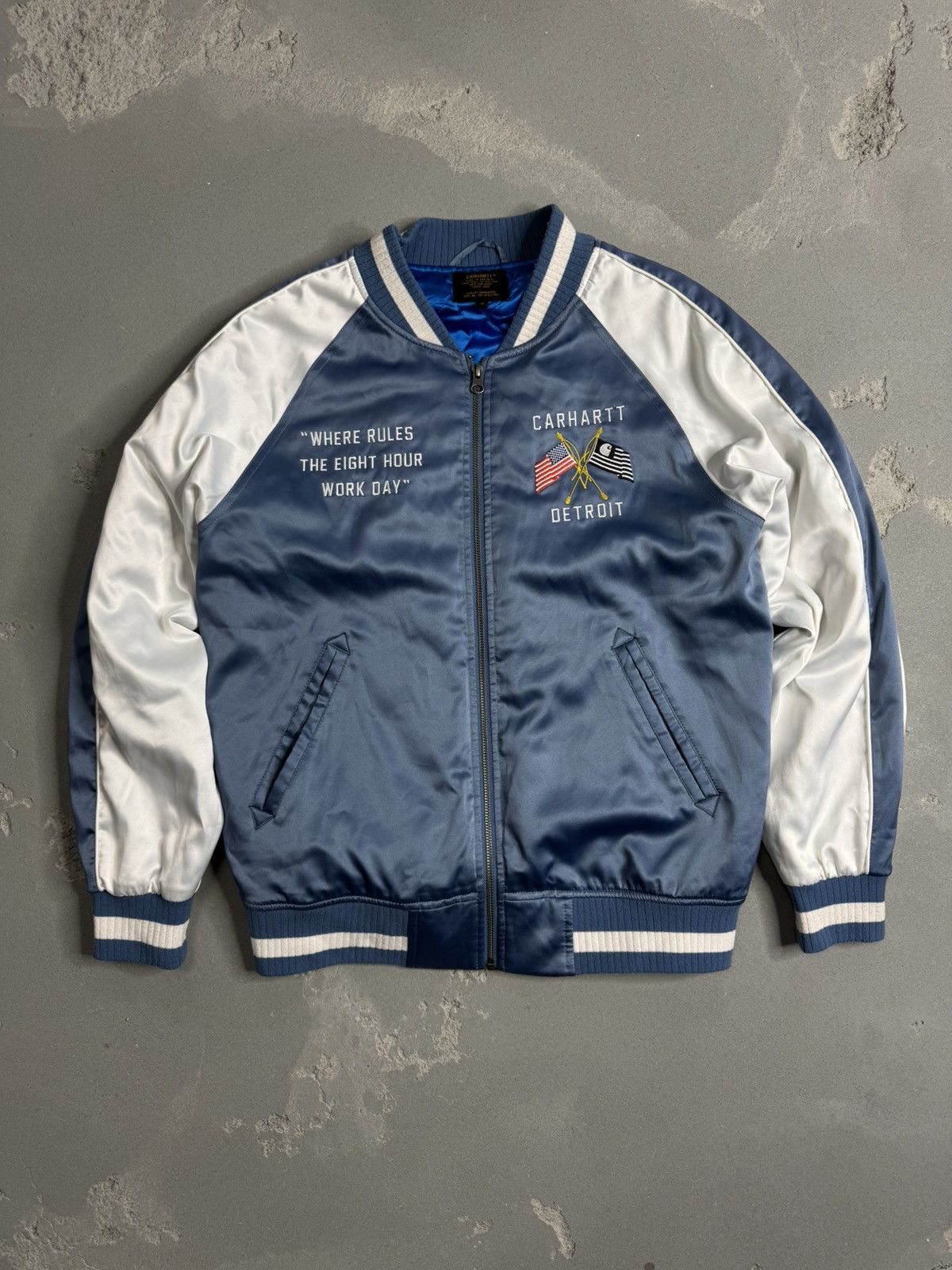Carhartt Vintage Bomber Carhartt Michigan Souvenir Jacket Size US M / EU 48-50 / 2 - 2 Thumbnail