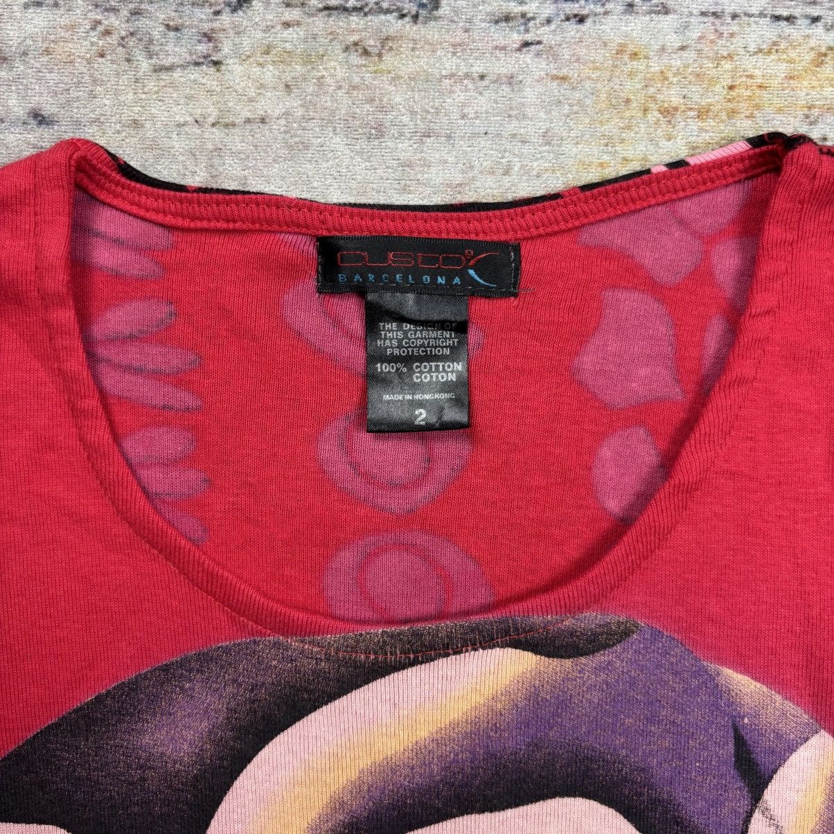 Custo Barcelona 2000s Custo Barcelona - It Girl Printed Face Top Size M / US 6-8 / IT 42-44 - 7 Thumbnail