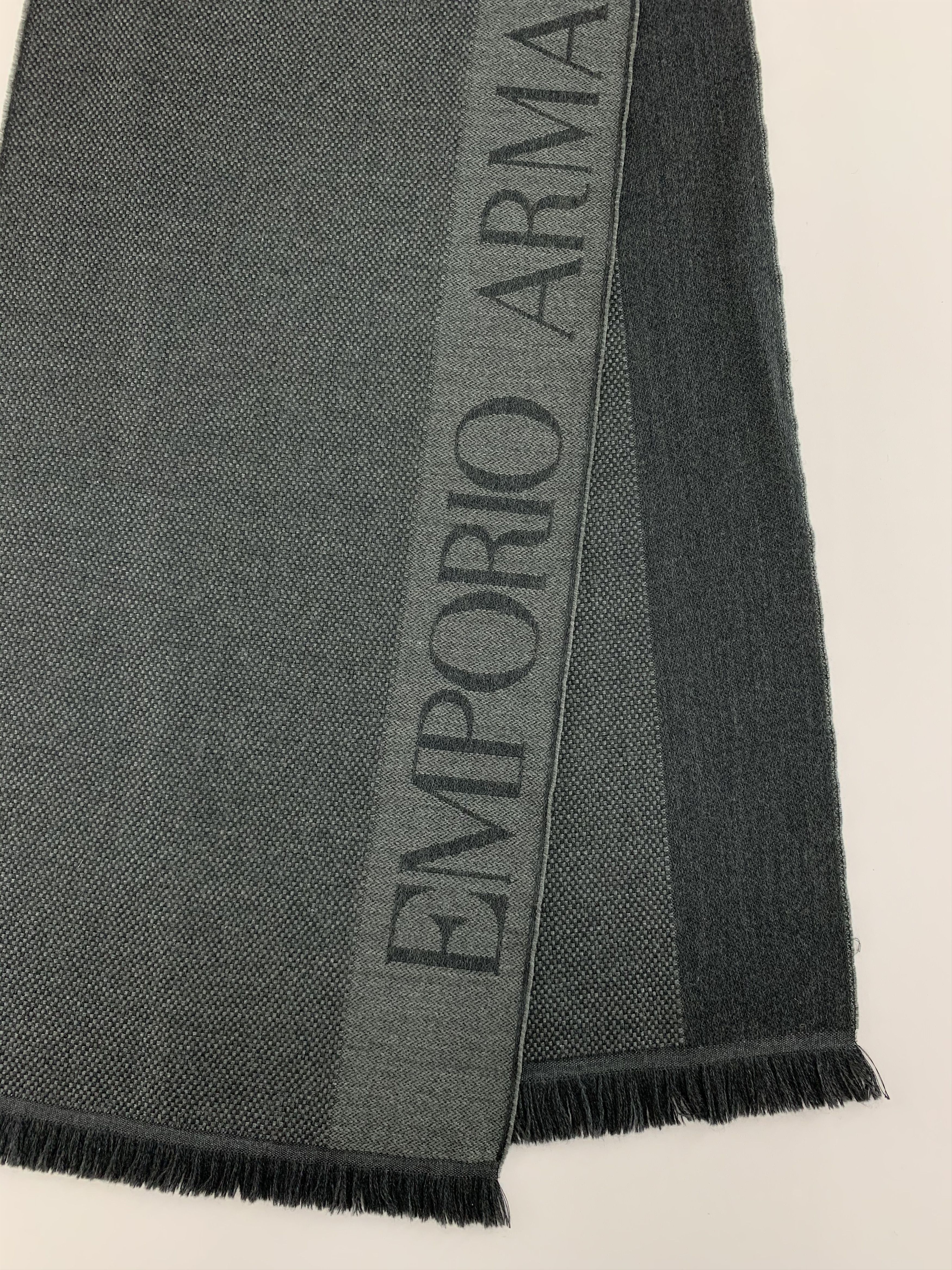 Emporio Armani Emporio Armani Scarf Wool Muffler Neck Wrap BL4388 Size ONE SIZE - 3 Thumbnail