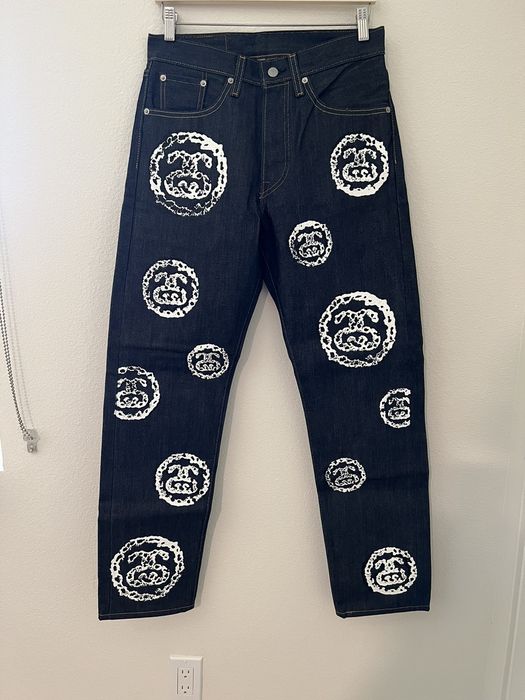 殿堂 STÜSSY & DENIM TEARS 501 JEAN RAW - パンツ