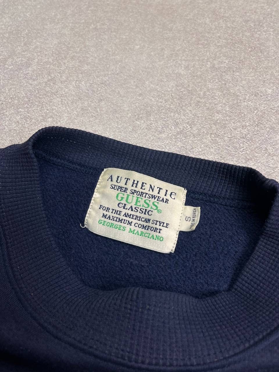 Guess × Vintage VINTAGE 90’s GUESS JEANS BIG LOGO EMBROIDERY SWEATSHIRT Y2K Size US S / EU 44-46 / 1 - 3 Thumbnail
