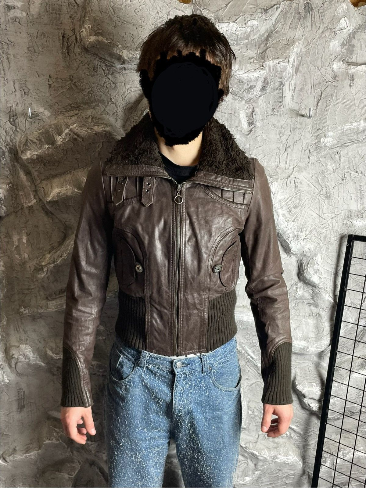 Hysteric Glamour Y2K 2000s Fur Japanese Nylon Bomber IfSixWasNine LGB Style Size US S / EU 44-46 / 1 - 14 Thumbnail