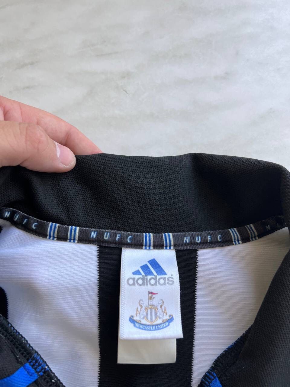 Adidas 1999/00 VINTAGE ADIDAS NEWCASTLE JERSEY FOOTBALL SHIRT Y2K Size US L / EU 52-54 / 3 - 17 Thumbnail