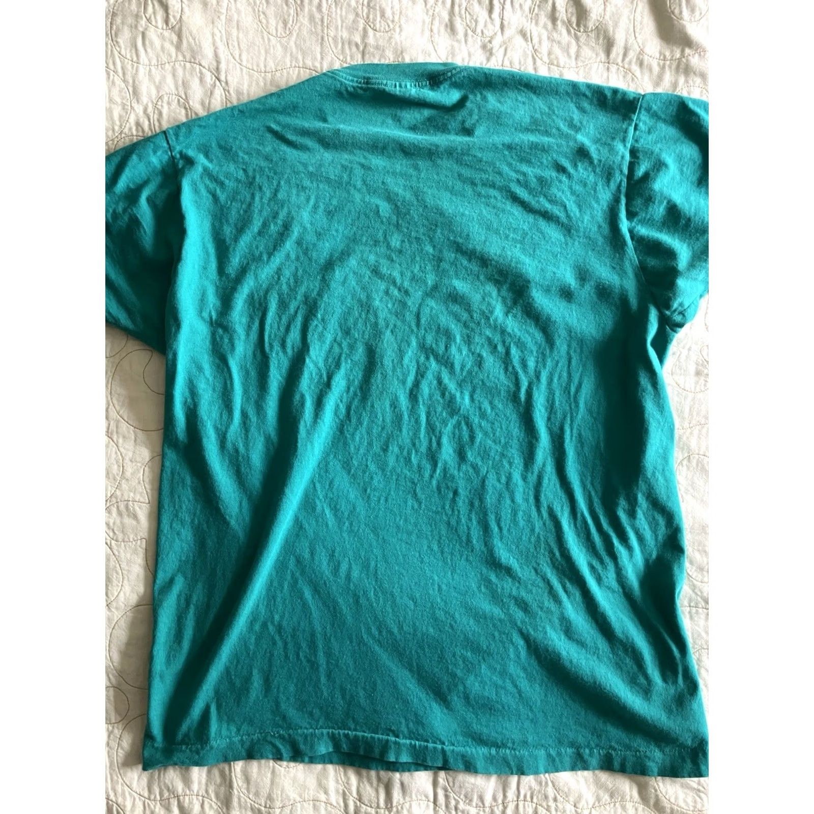 Fruit Of The Loom VINTAGE Fruit of the Loom T-Shirt Men’s XL Crewneck Pocket Tee Teal Made In USA Size US XL / EU 56 / 4 - 6 Thumbnail