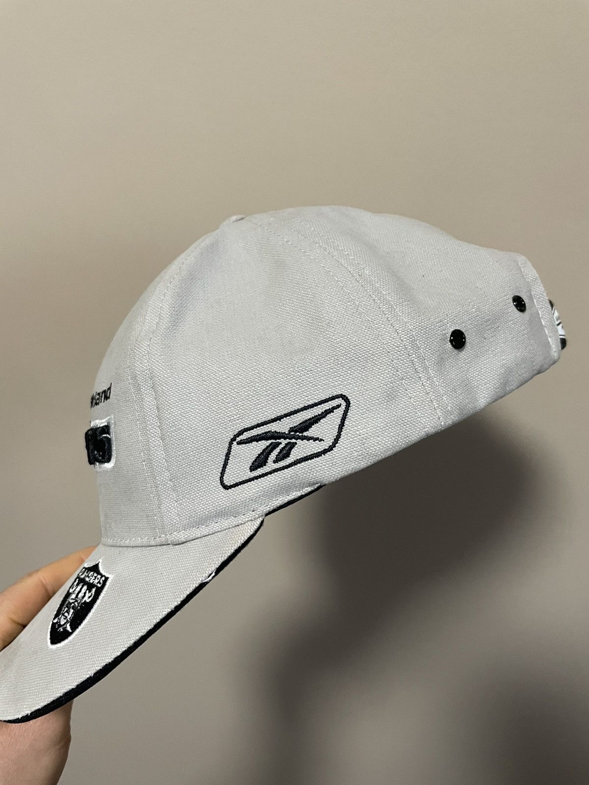 NFL × Vintage Vintage Oakland Raiders NFL Proline Reebok Adjustable Hat Size ONE SIZE - 4 Thumbnail