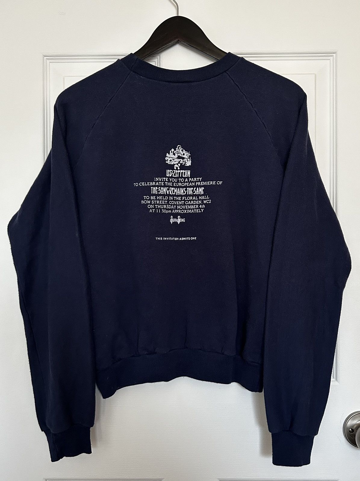 Vintage Vintage 1970’s Led Zeppelin Crewneck Sweater Size US M / EU 48-50 / 2 - 5 Thumbnail