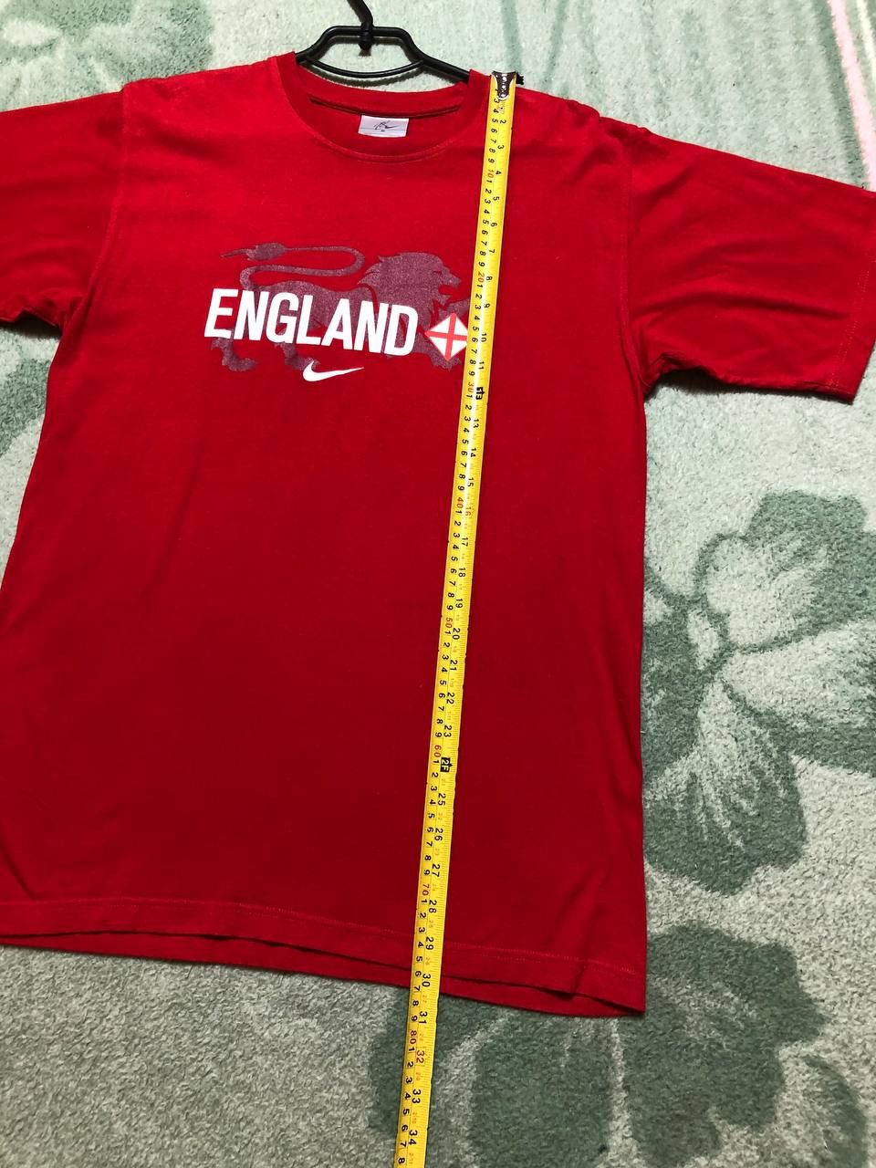 Nike Vintage big print ENGLAND T-Shirt red Nike size M Y2K Size US M / EU 48-50 / 2 - 6 Thumbnail