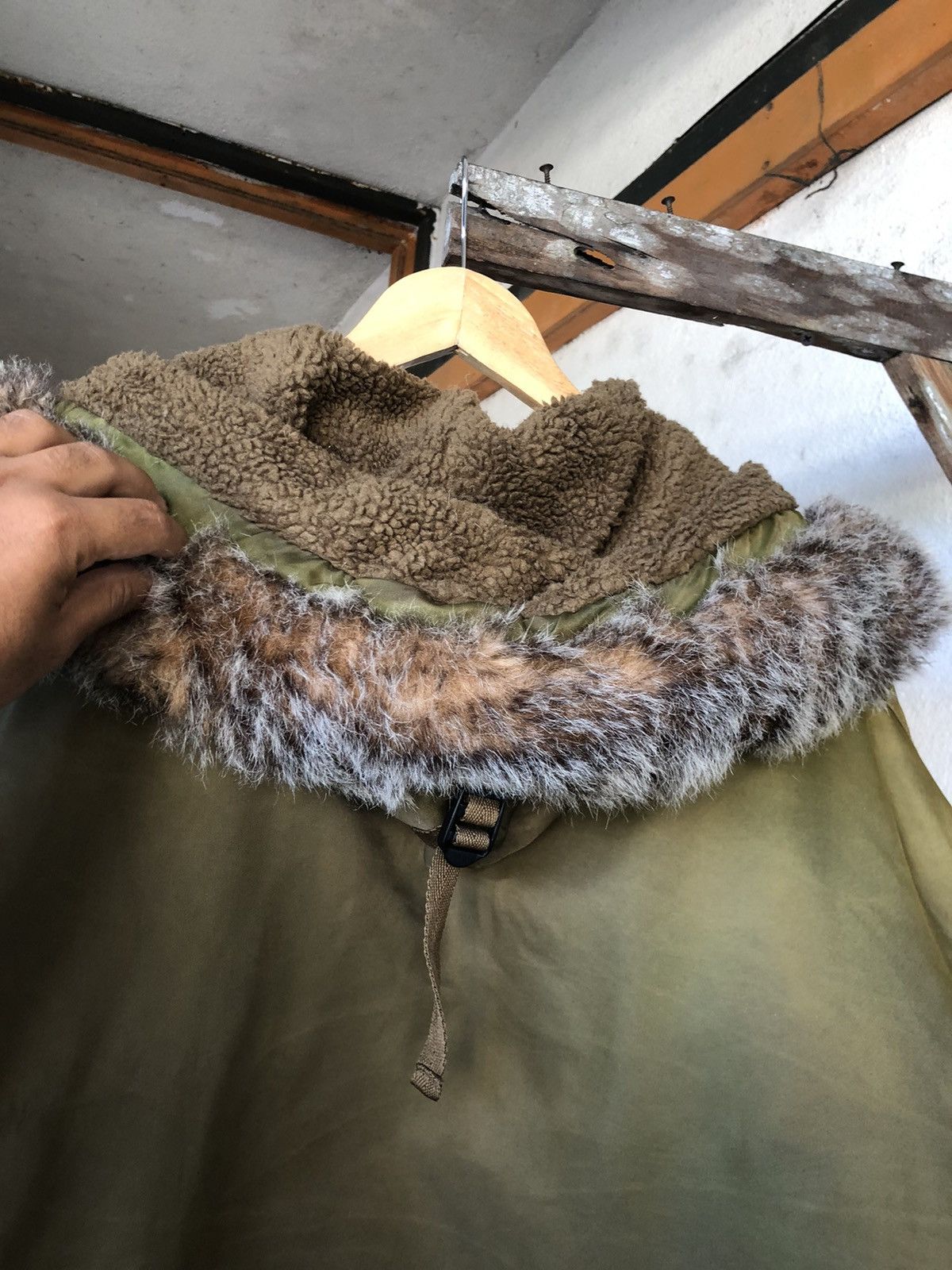 Gap Vintage Gap Snorkel Military Distressed Parka Jacket Size US L / EU 52-54 / 3 - 18 Thumbnail