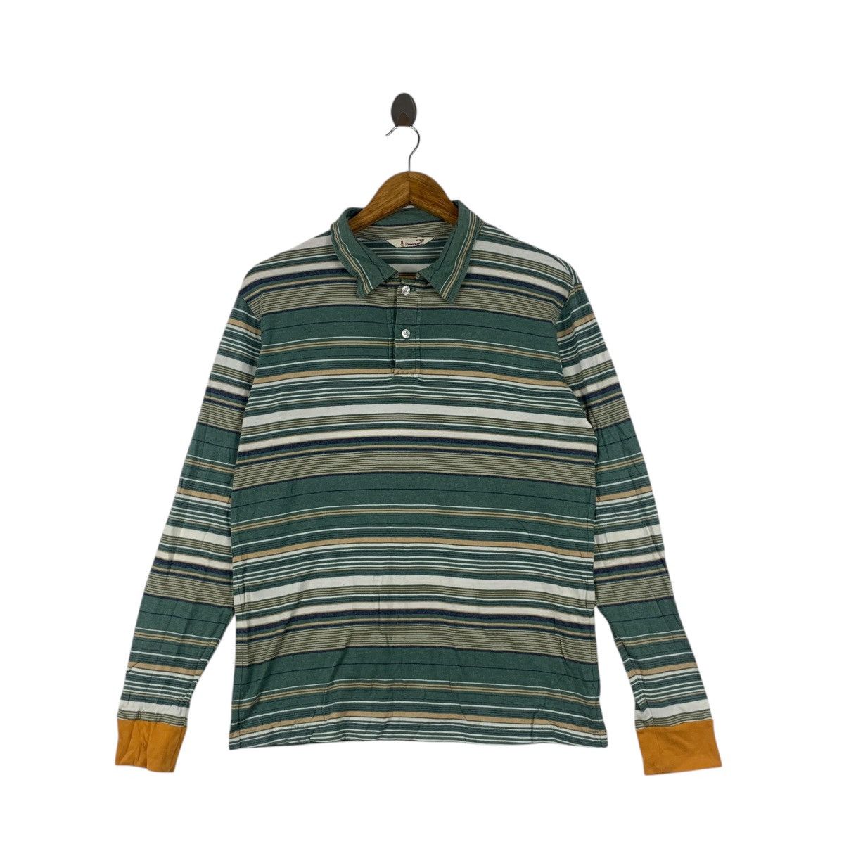 Towncraft Vintage TOWNCRAFT PENNEYS USA Striped Polo Tee Shirt Top Size US M / EU 48-50 / 2 - 1 Thumbnail