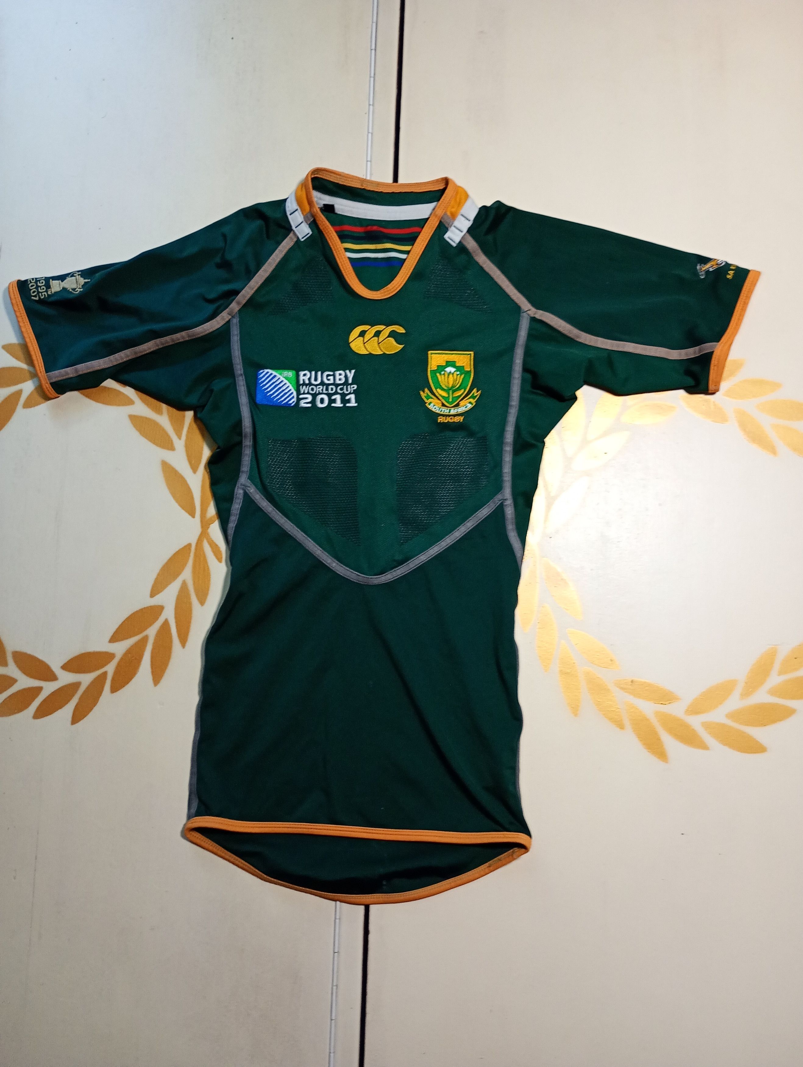 Canterbury of New Zealand Canterbury SA Rugby World Cup 2011 Jersey Size US M / EU 48-50 / 2 - 2 Thumbnail