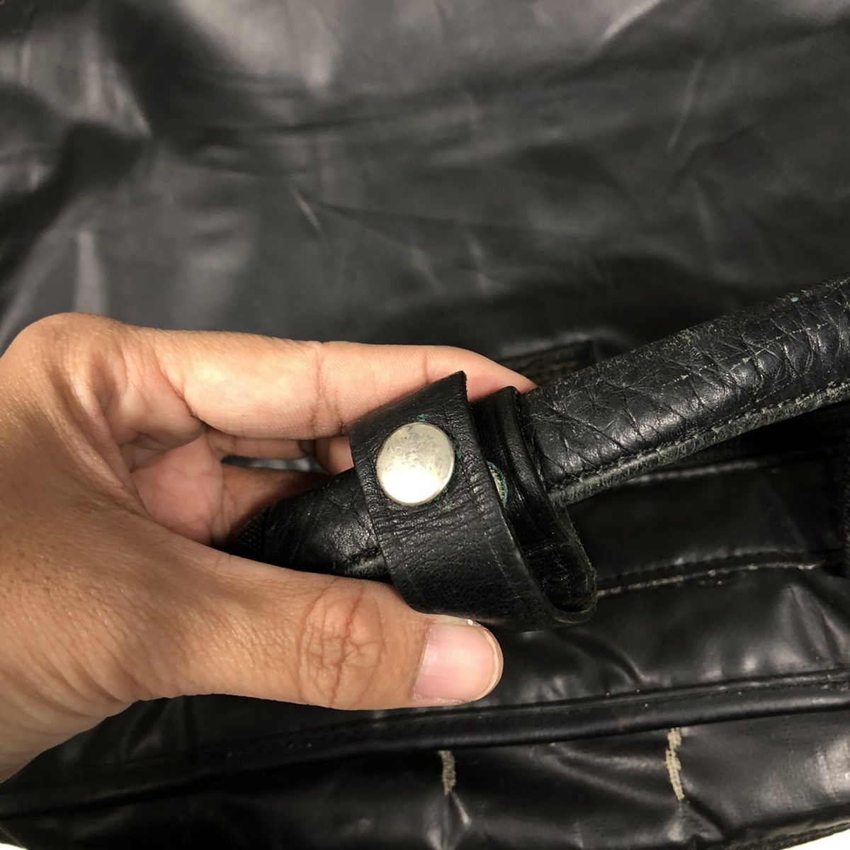 Japanese Brand 📌Vintage Rich Black Massenger Bag Porter Made in Japan Size ONE SIZE - 15 Thumbnail