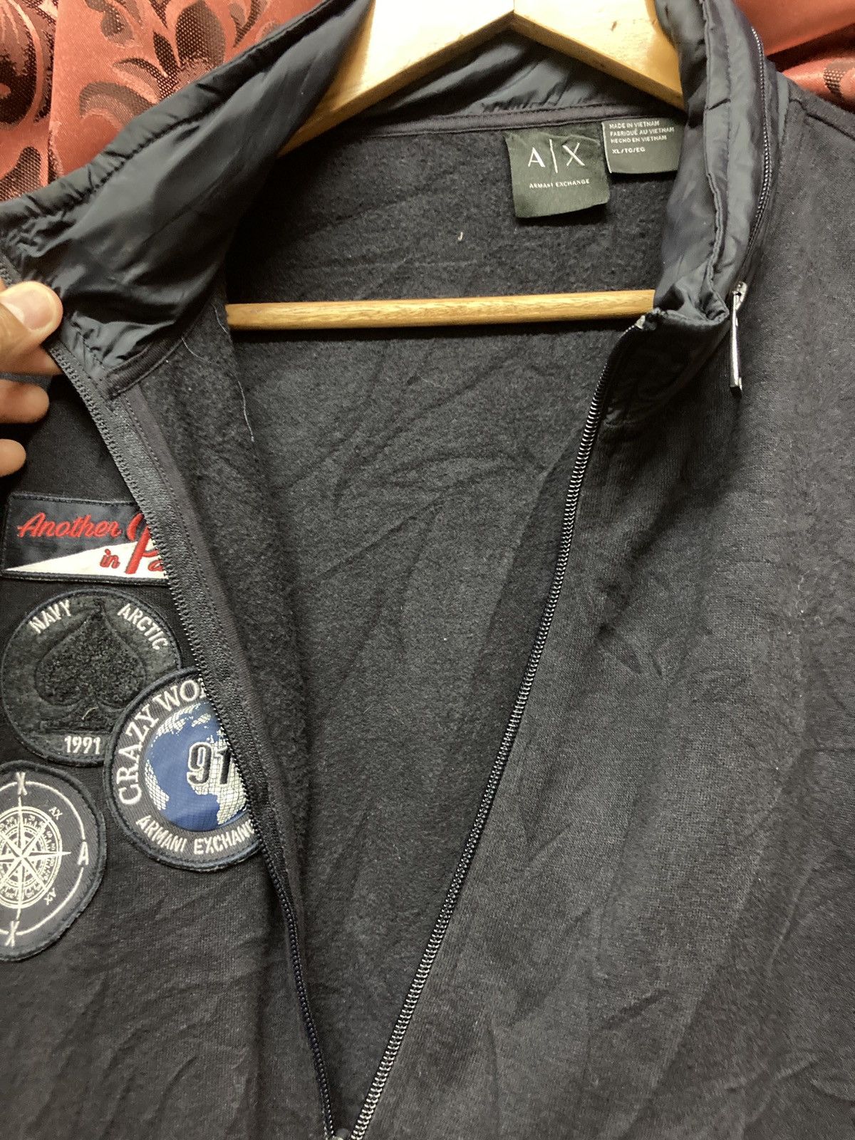 Armani Exchange × Japanese Brand Armani Exchange zipper jacket Size US XL / EU 56 / 4 - 11 Thumbnail