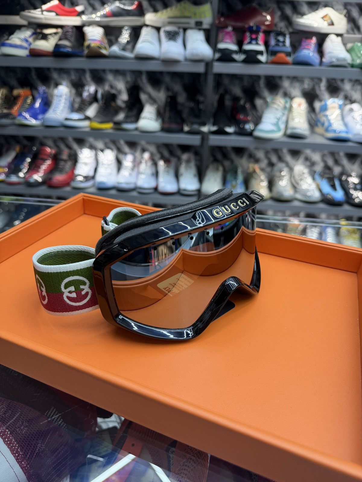 Gucci Gucci Black Interlocking Band Goggles Size ONE SIZE - 2 Thumbnail