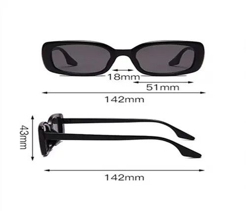 Designer × Vintage Vintage square frame sunglasses Size ONE SIZE - 3 Thumbnail